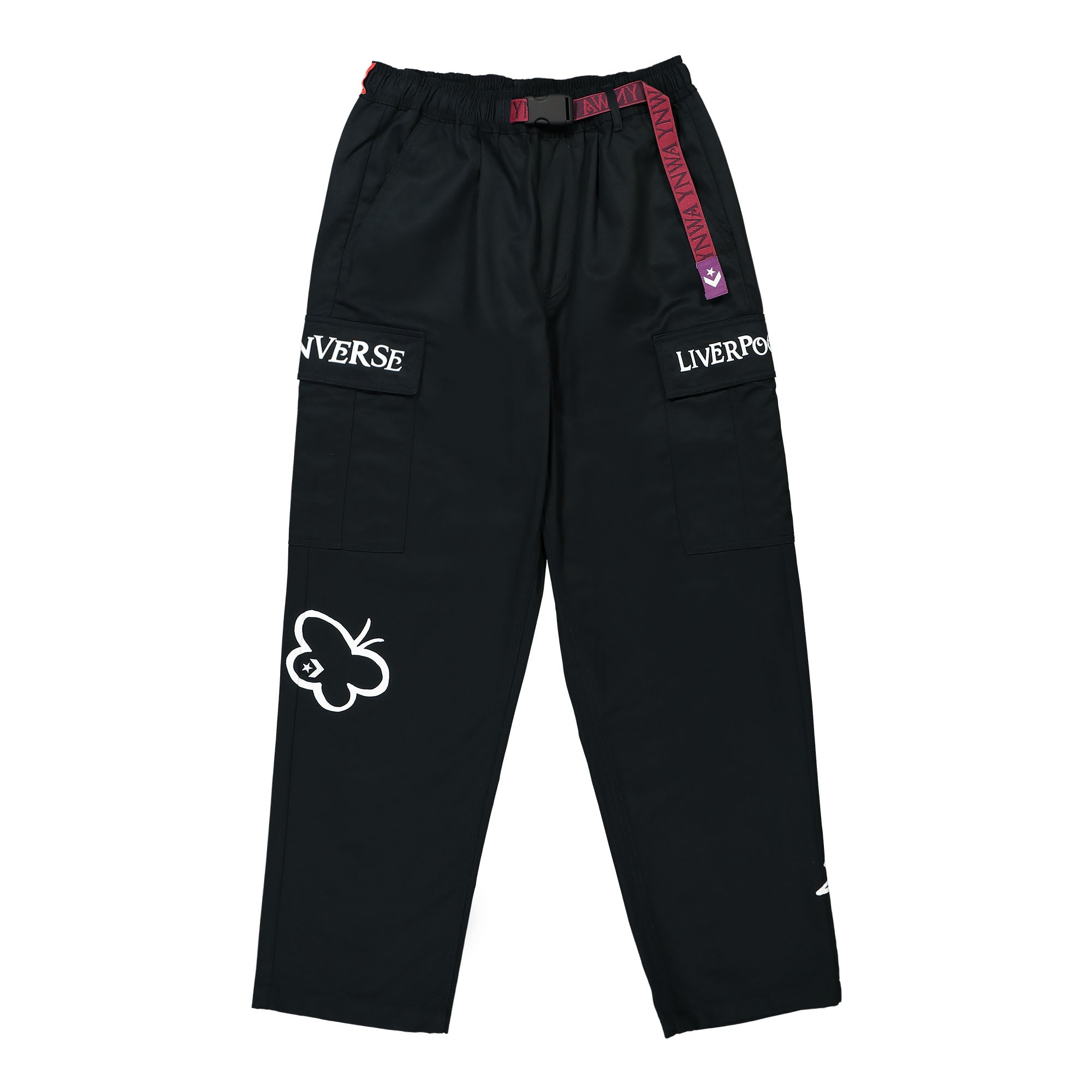 Converse Liverpool FC x Converse Woven Cargo Pant Converse Black Cargo Pants 10026259-A01 | Overkill
