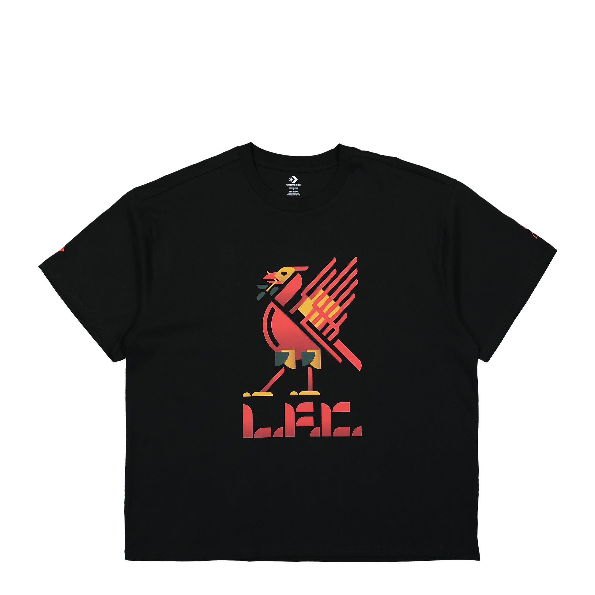 Converse Liver Bird Tee Converse Black T-Shirts 10026940-A01 | Overkill