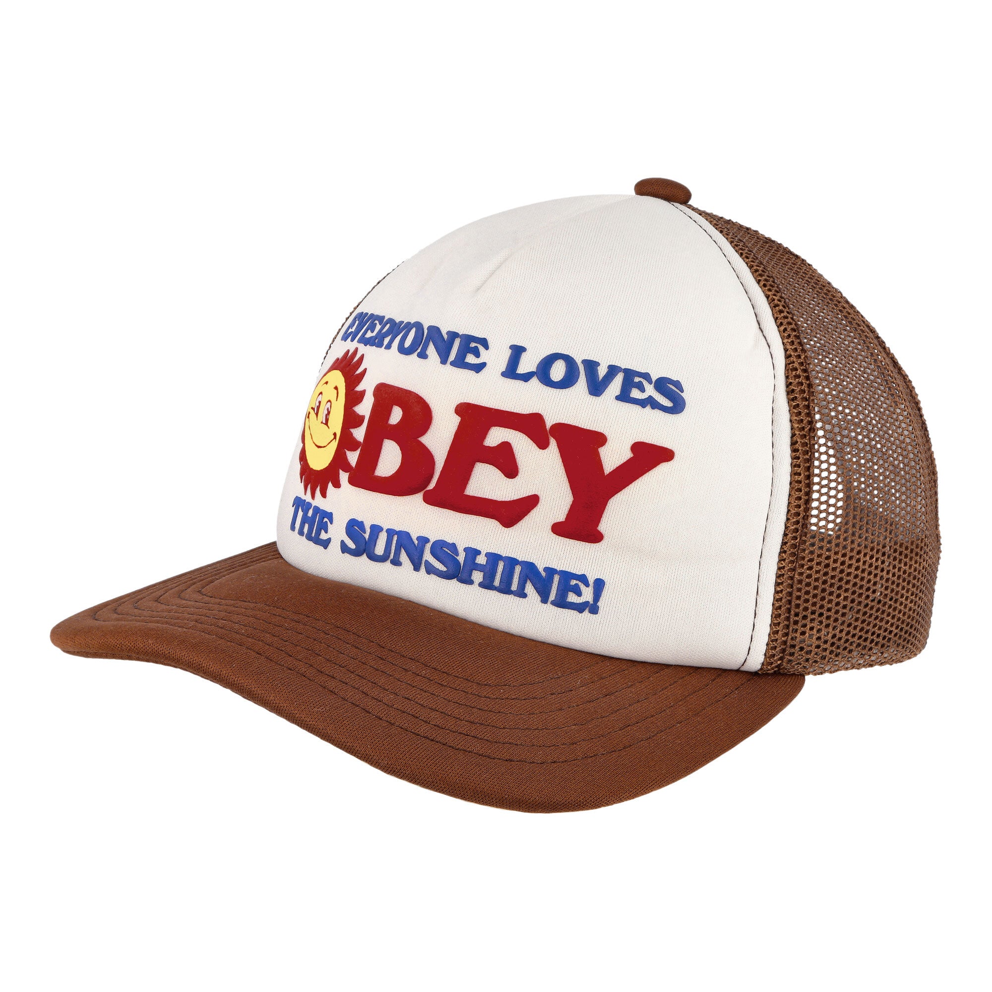 Obey Obey Sunshine Foam Trucker Cap Brown Multi Caps 100500035 / Brown Multi | Overkill