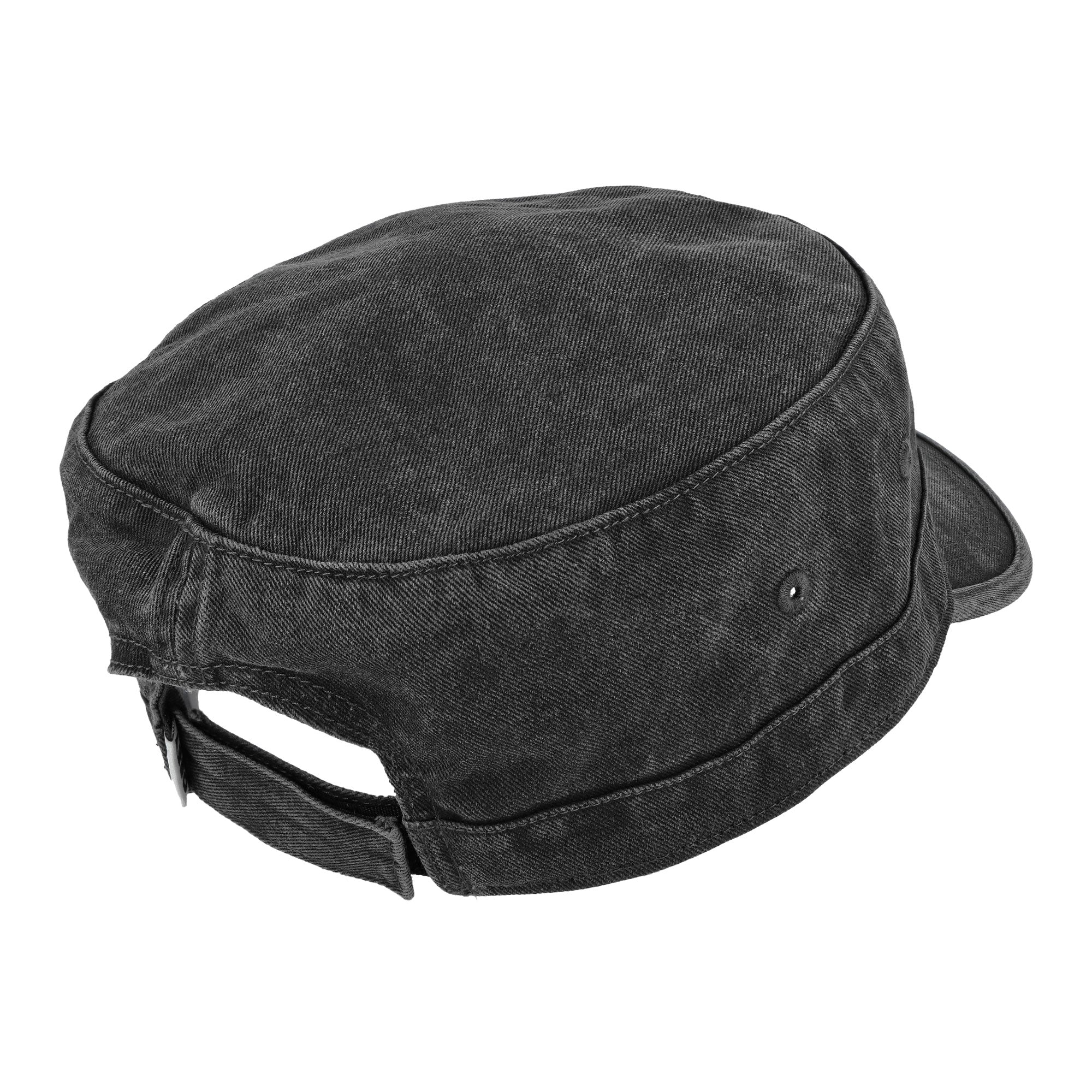 Obey Boxcar Pillbox Hat Pigment Black Hat 100540016 Detail View 2 | Overkill