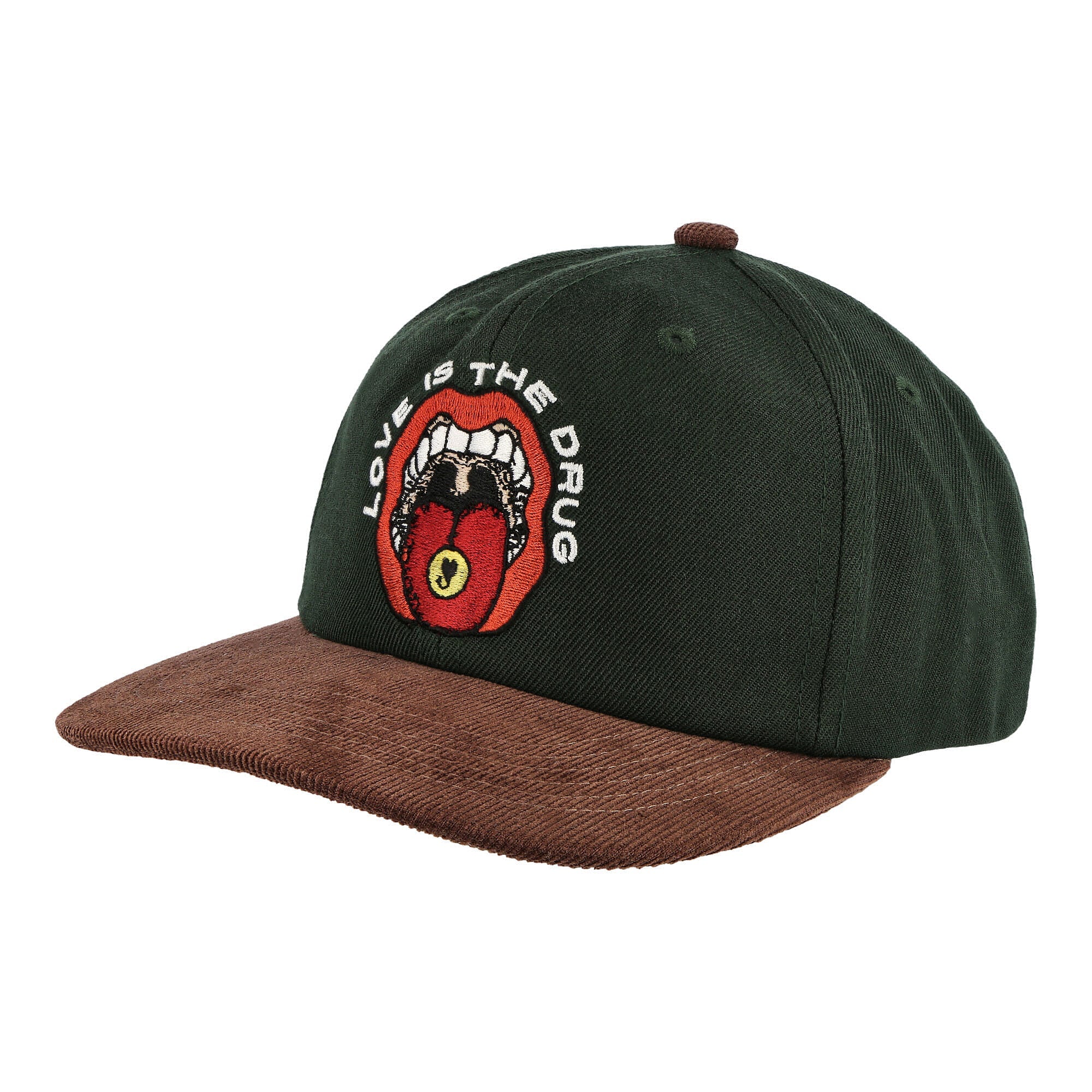 Obey Unwound 6 Panel Hat Dark Cedar Multi Caps 100580328 | Overkill