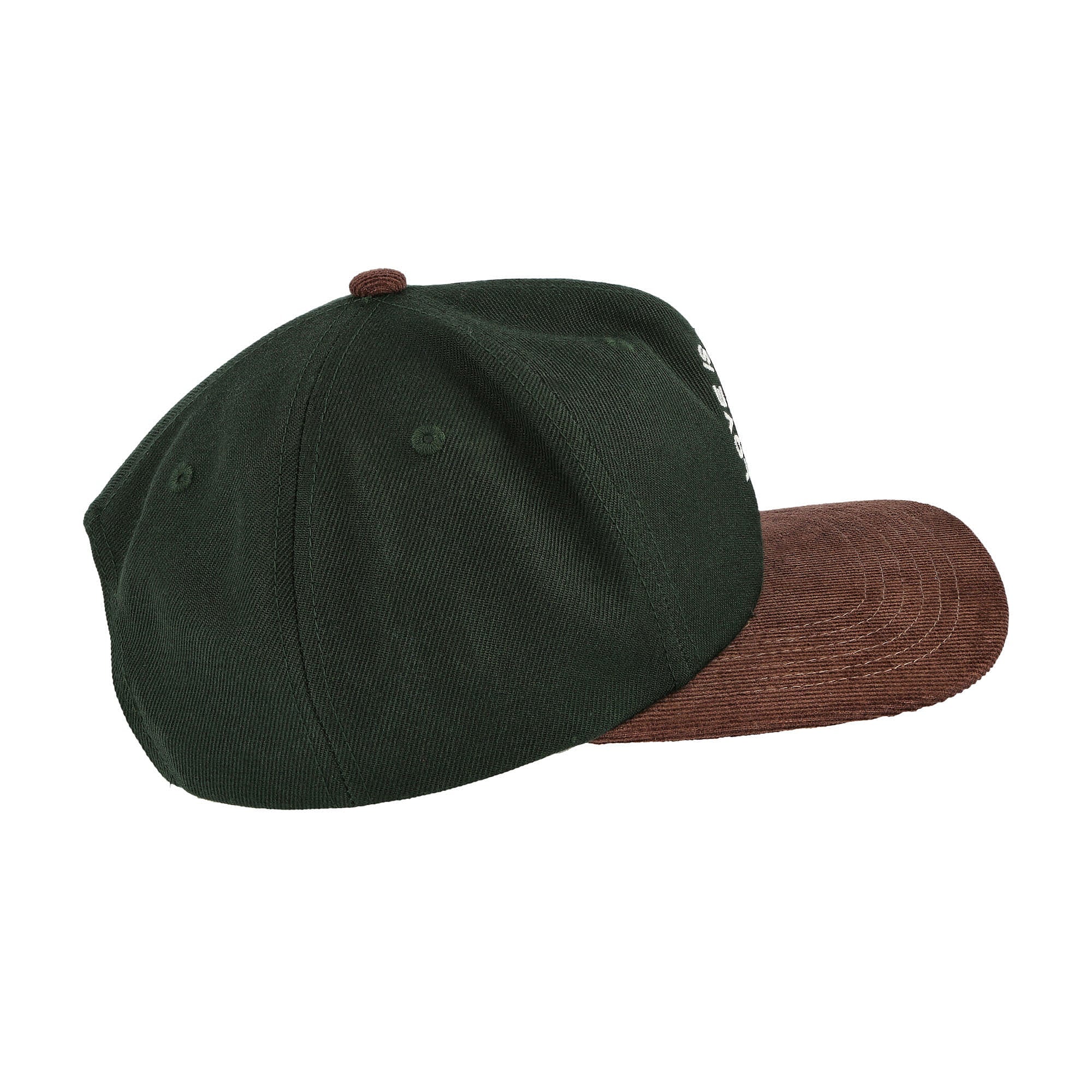 Obey Unwound 6 Panel Hat Dark Cedar Multi Caps Material | Overkill