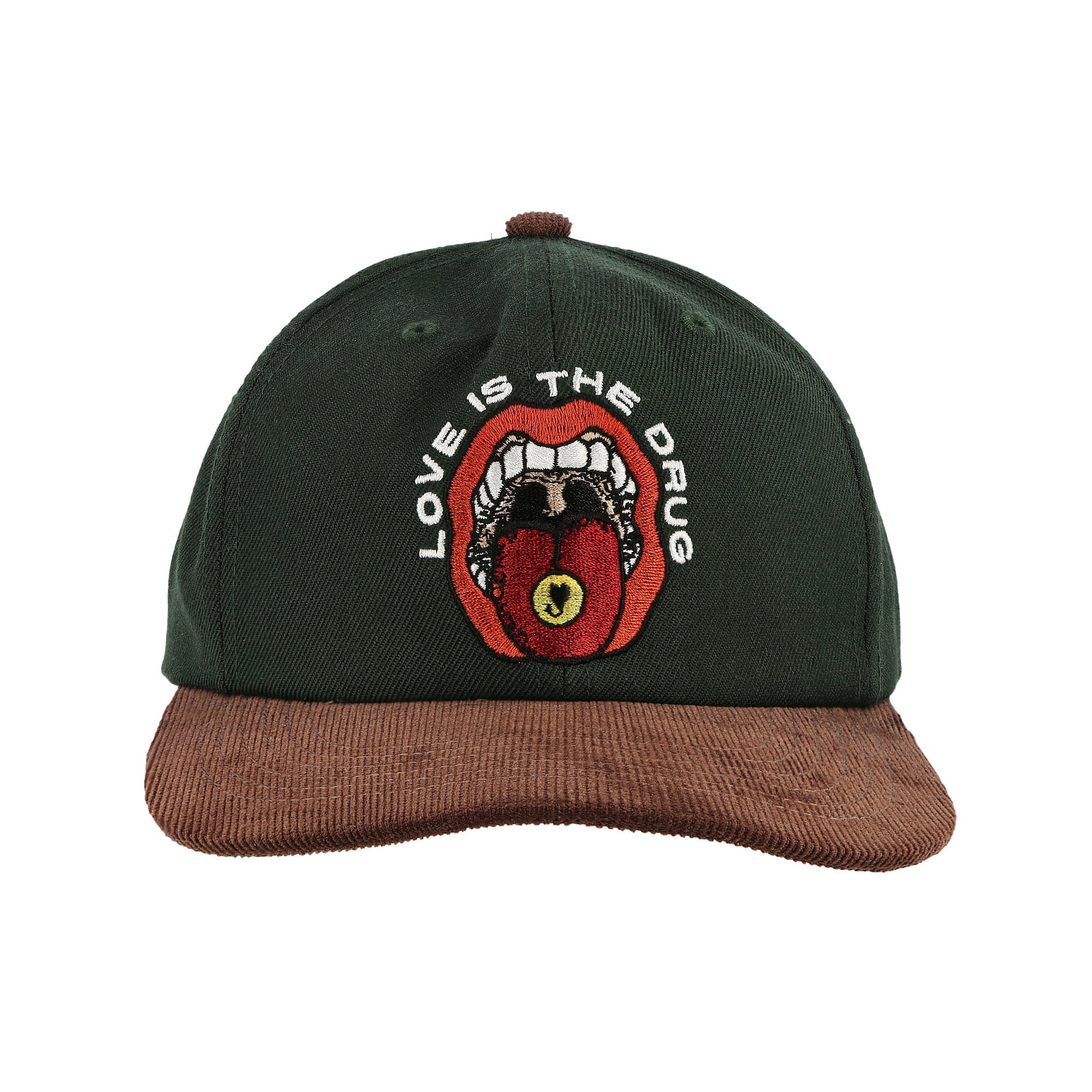 Obey Unwound 6 Panel Hat Dark Cedar Multi Caps Detailfoto | Overkill
