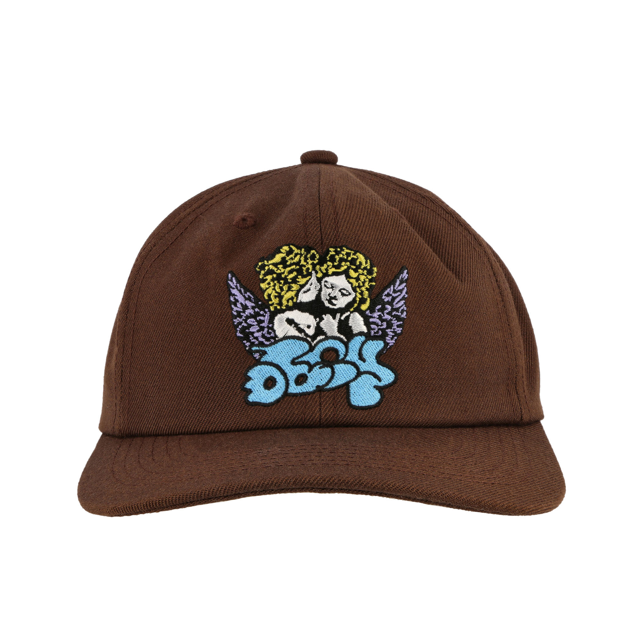 Obey Angel 6 Panel Snapback Sepia Caps Detailfoto | Overkill