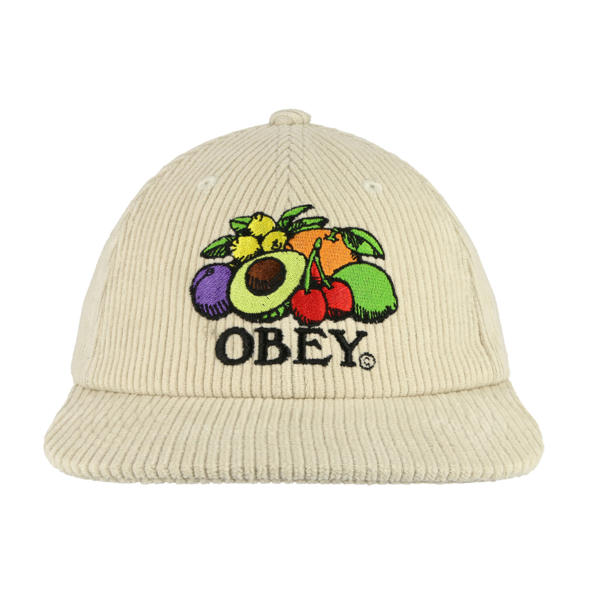Obey Fruits 6 Panel Snapback Unbleached Caps Detailfoto | Overkill
