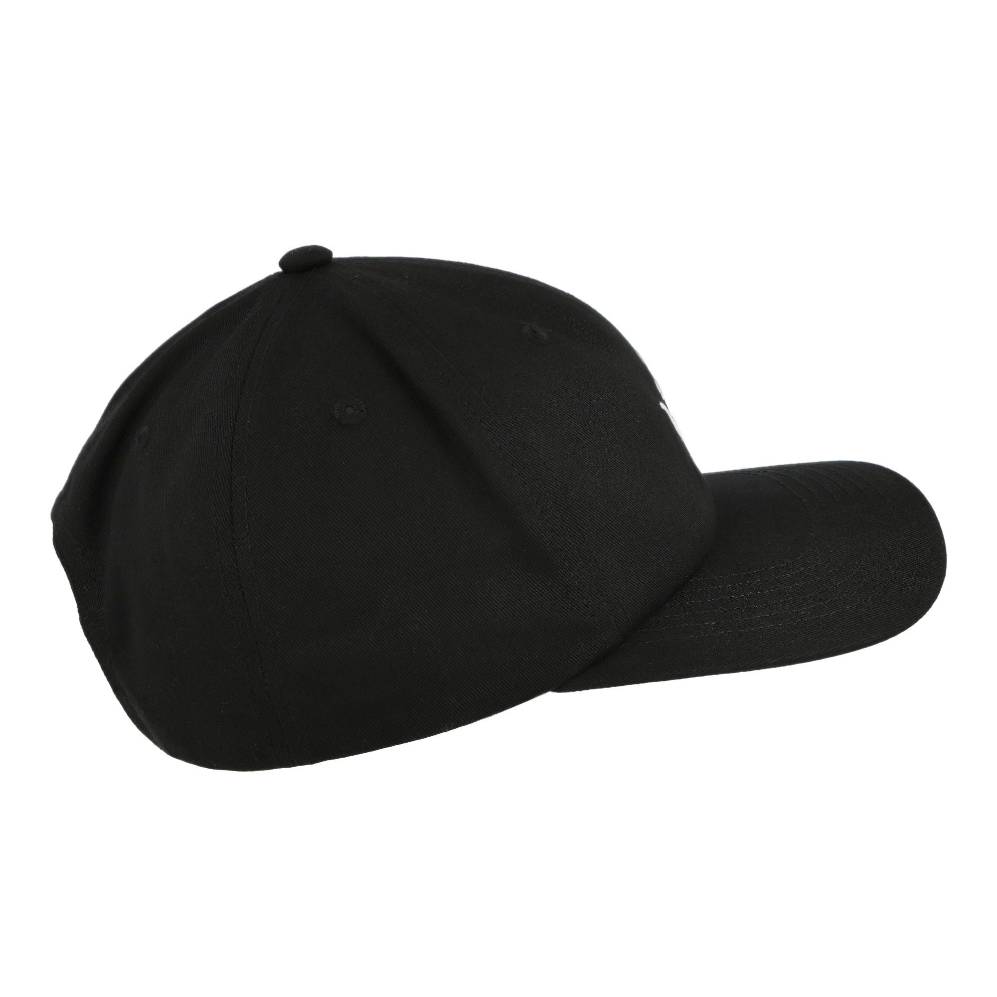 Obey Plant 6 Panel Snapback Black Caps Close-up | Overkill