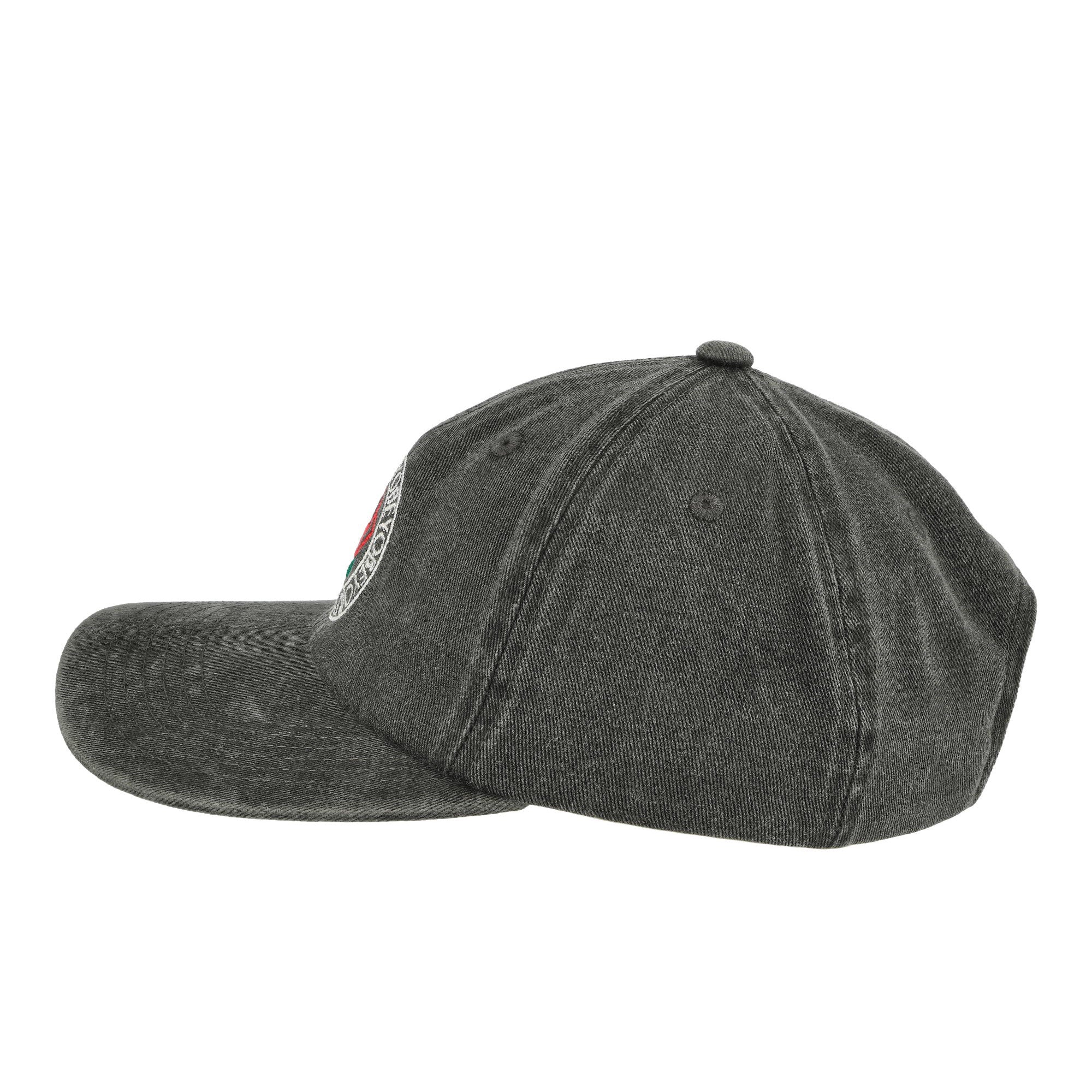 Obey Pigment Studio 6 Panel Snapback Cap Pigment Black Caps Material | Overkill