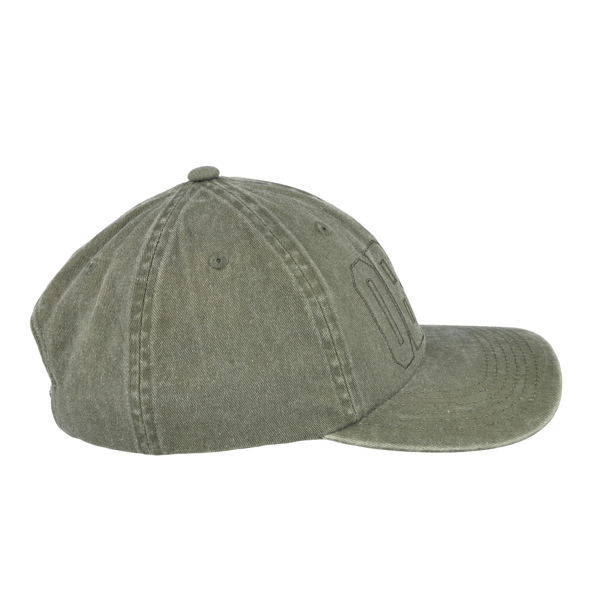 Obey Pigment Nova 6 Panel Pigment Olive Caps Close-up | Overkill