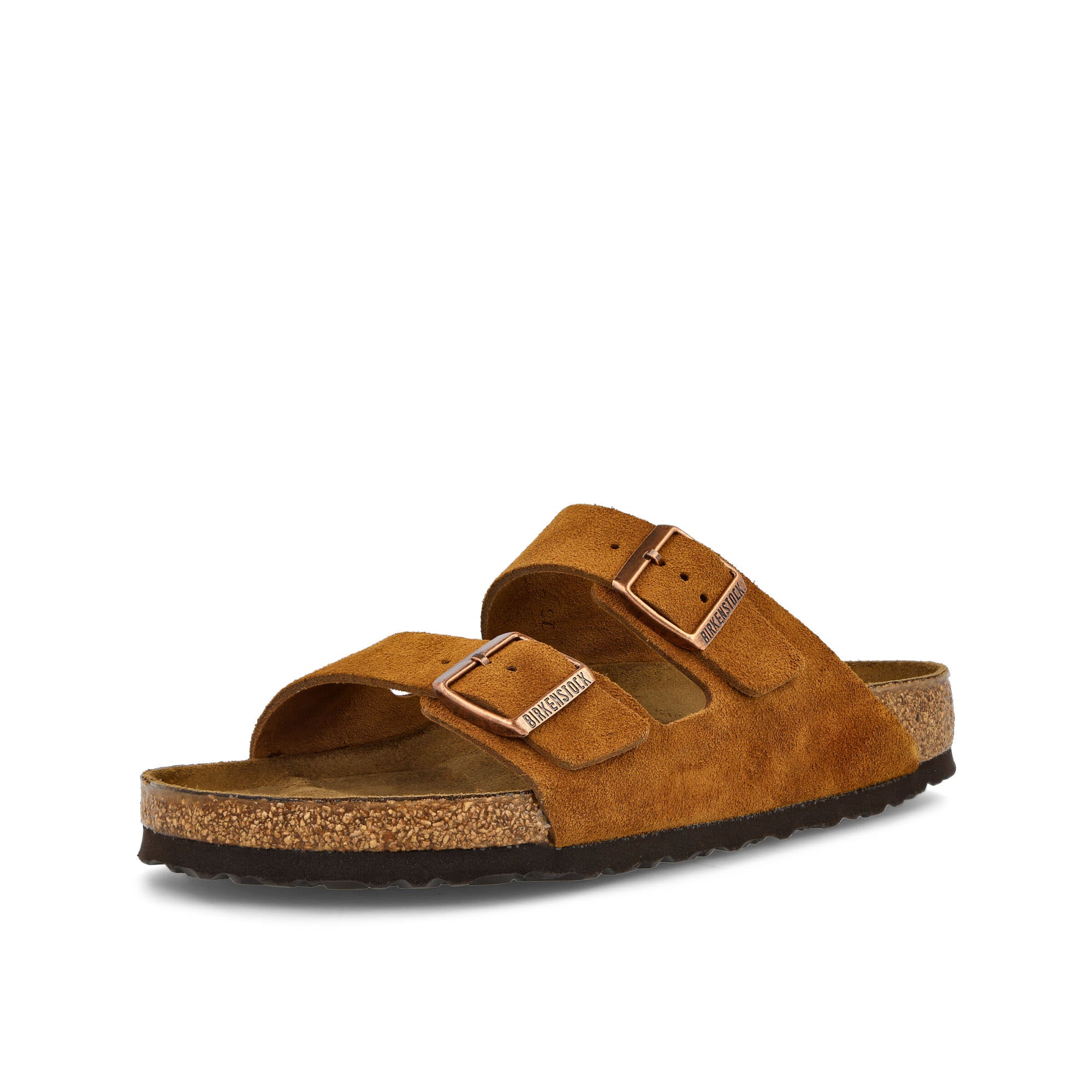 Birkenstock Arizona Mink Slides, Sandals & Slippers Close Up | Overkill