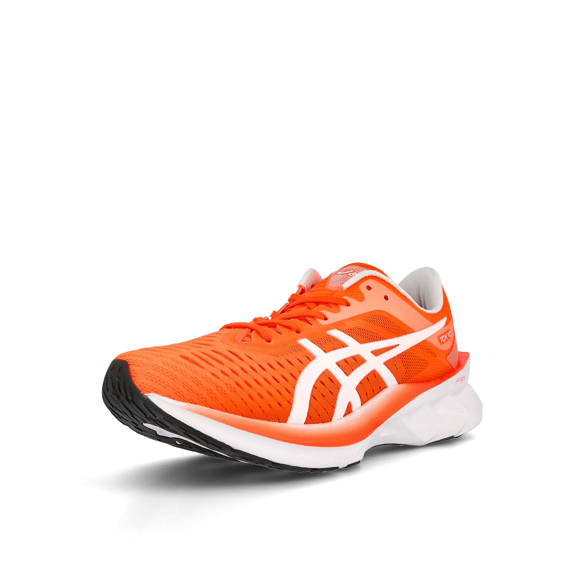 Asics novablast tokyo Sunrise Red-White Sneakers Close Up | Overkill