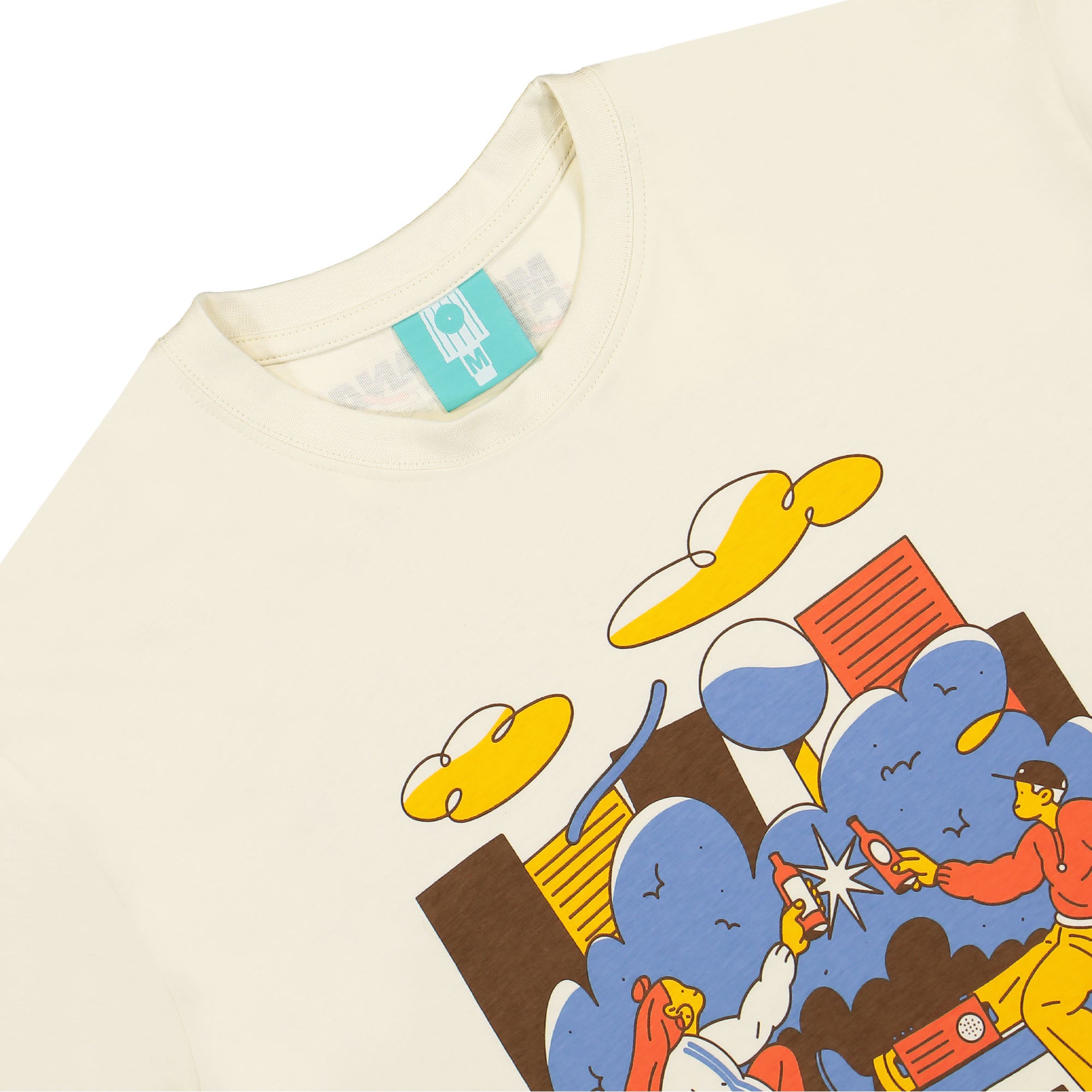 Montana Corner By Gizem T-Shirt White T-Shirts Close-up | Overkill
