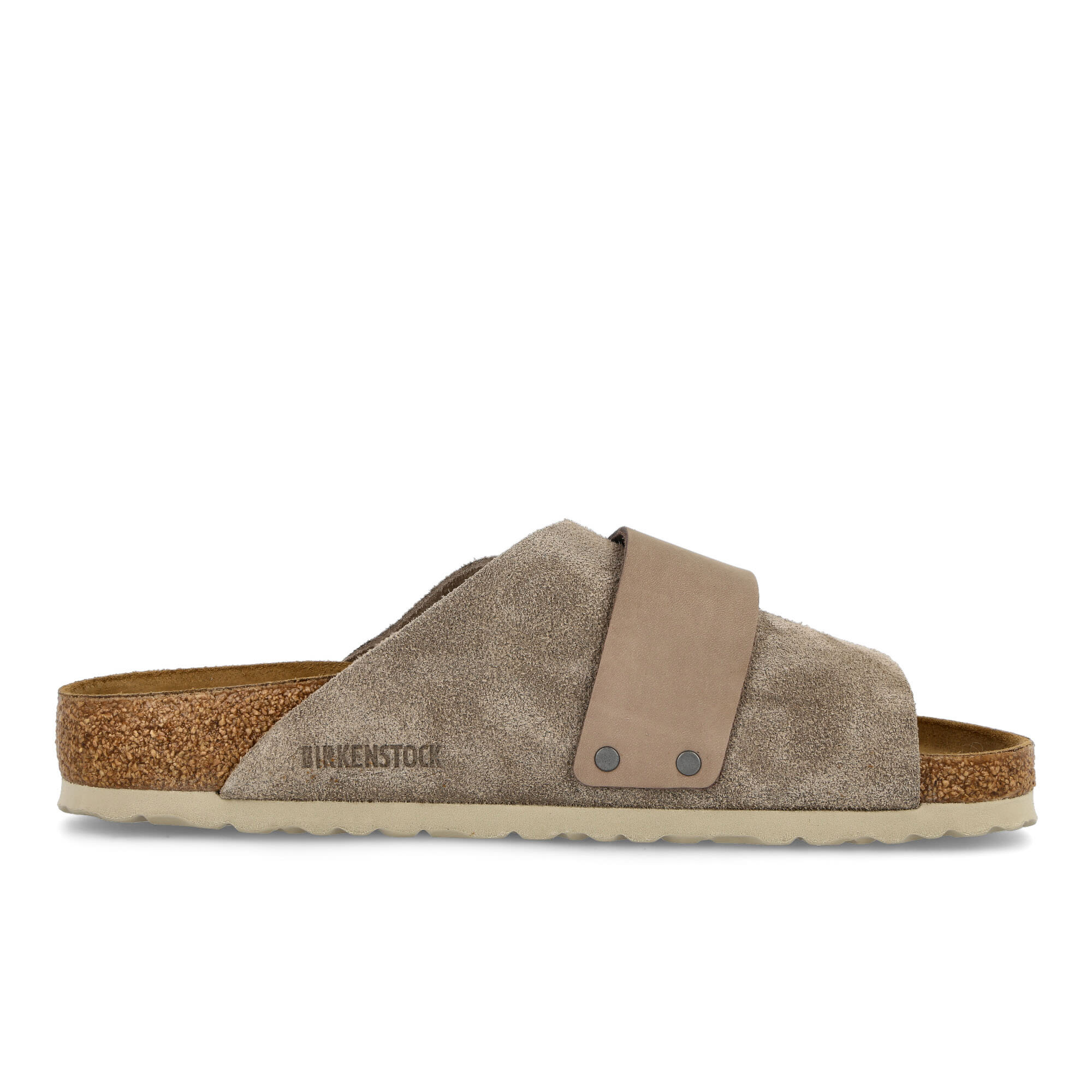 Birkenstock Kyoto Taupe Slides, Sandals & Slippers Silhouette | Overkill