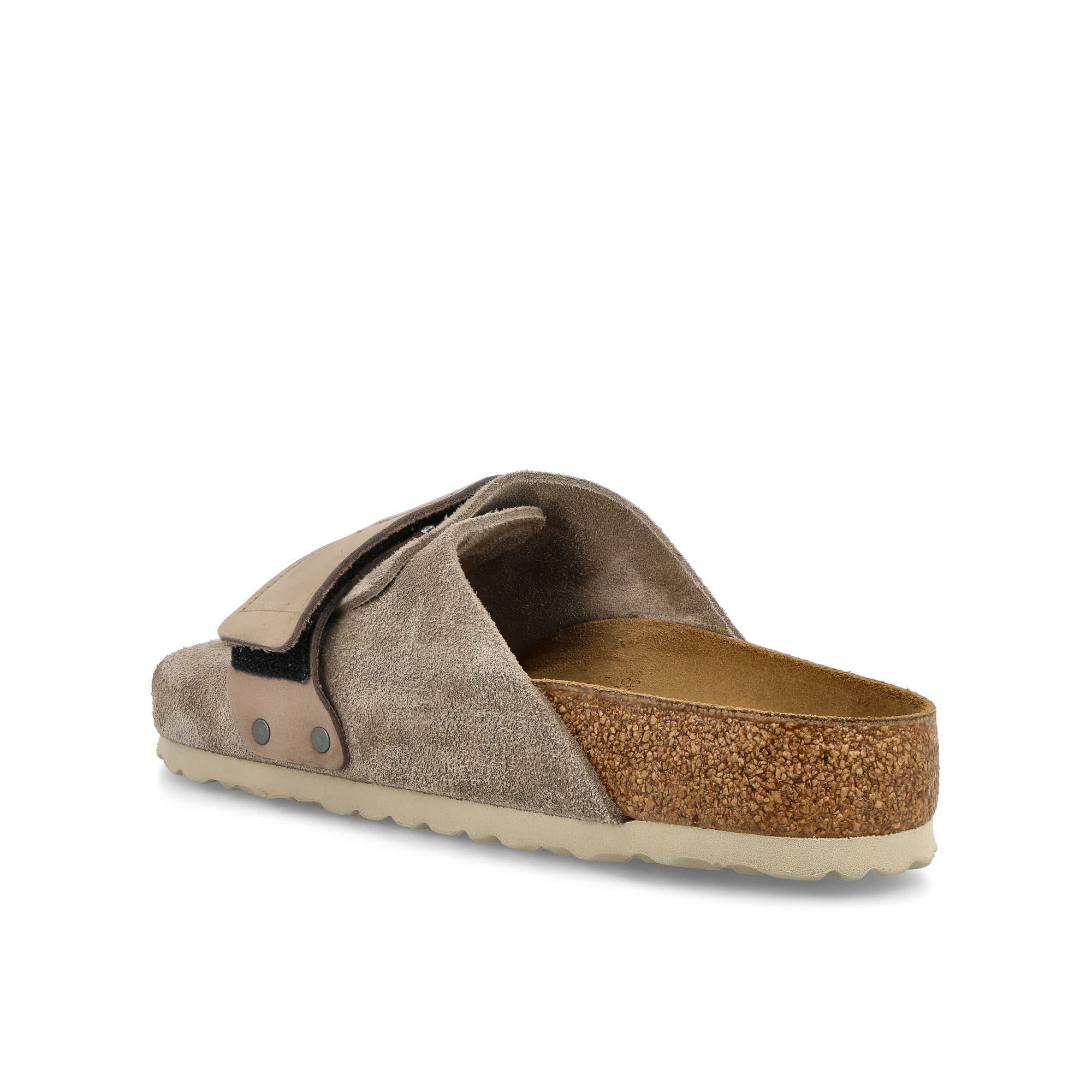 Birkenstock Kyoto Taupe Slides, Sandals & Slippers Material | Overkill