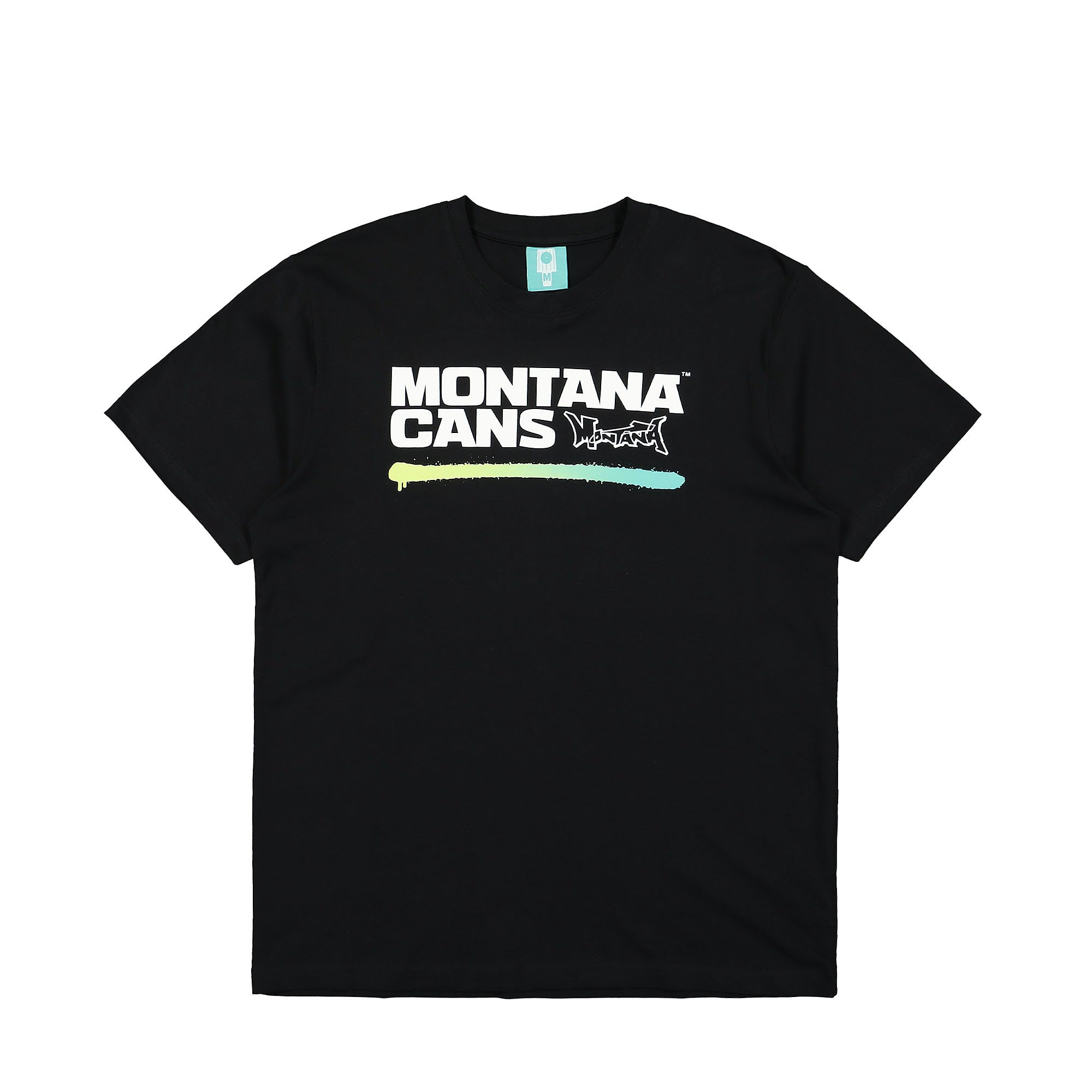 Montana Typo Logo Line T-Shirt Black T-Shirts 10168X-BLK | Overkill