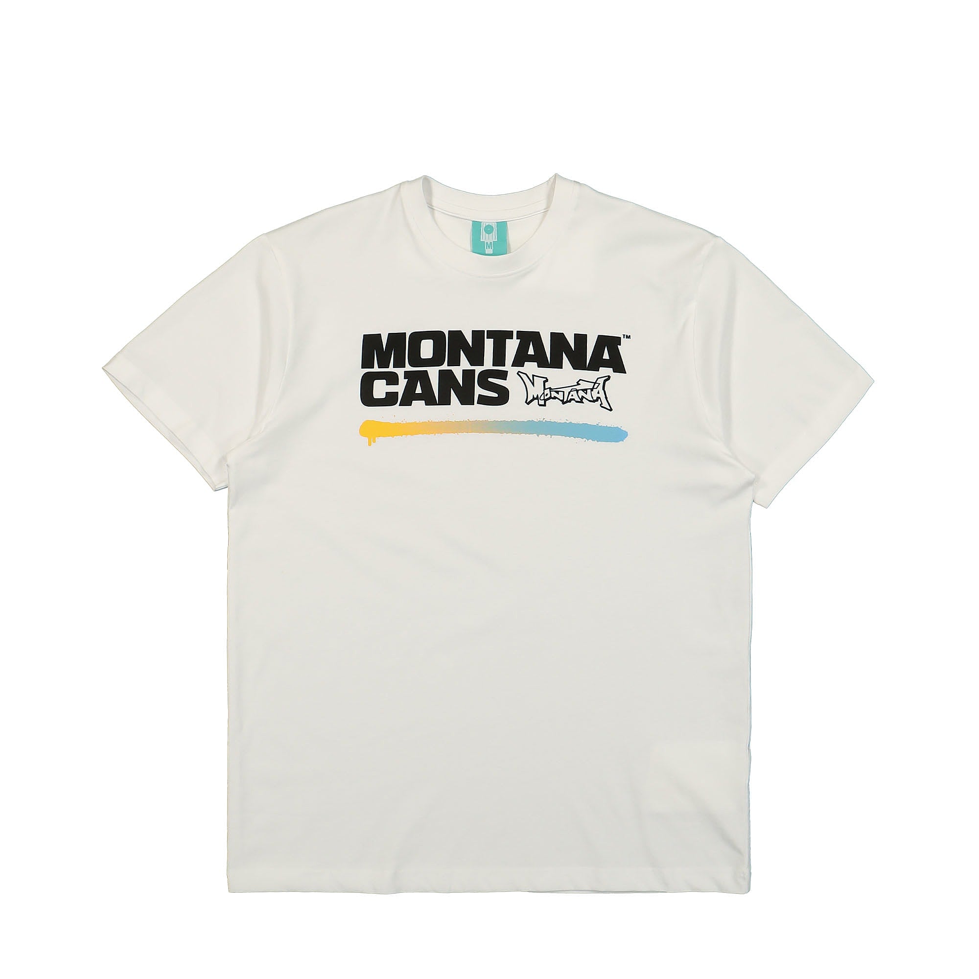 Montana Typo Logo Line T-Shirt White T-Shirts 10168X-WHT | Overkill