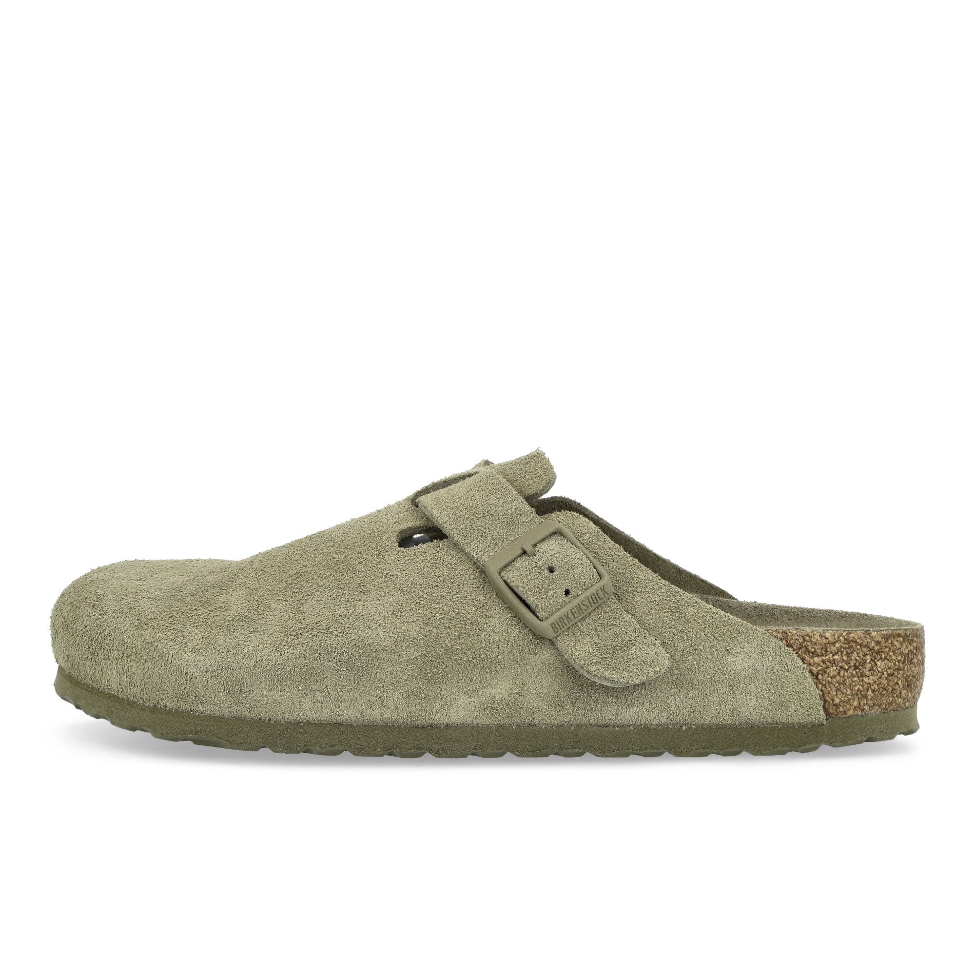 Birkenstock Boston BS Faded Khaki Slides, Sandals & Slippers 1019054 | Overkill
