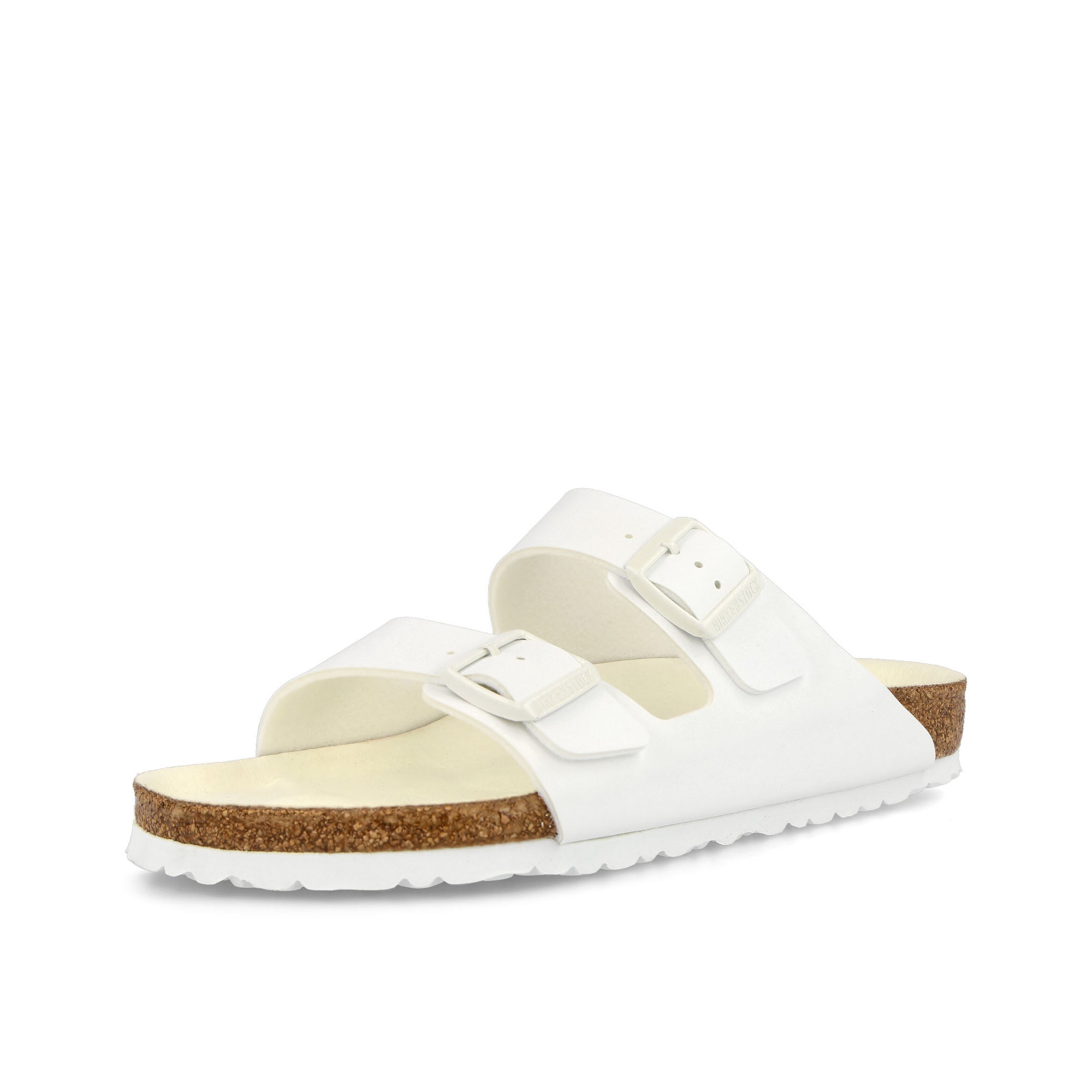 Birkenstock Arizona White Slides, Sandals & Slippers Close Up | Overkill