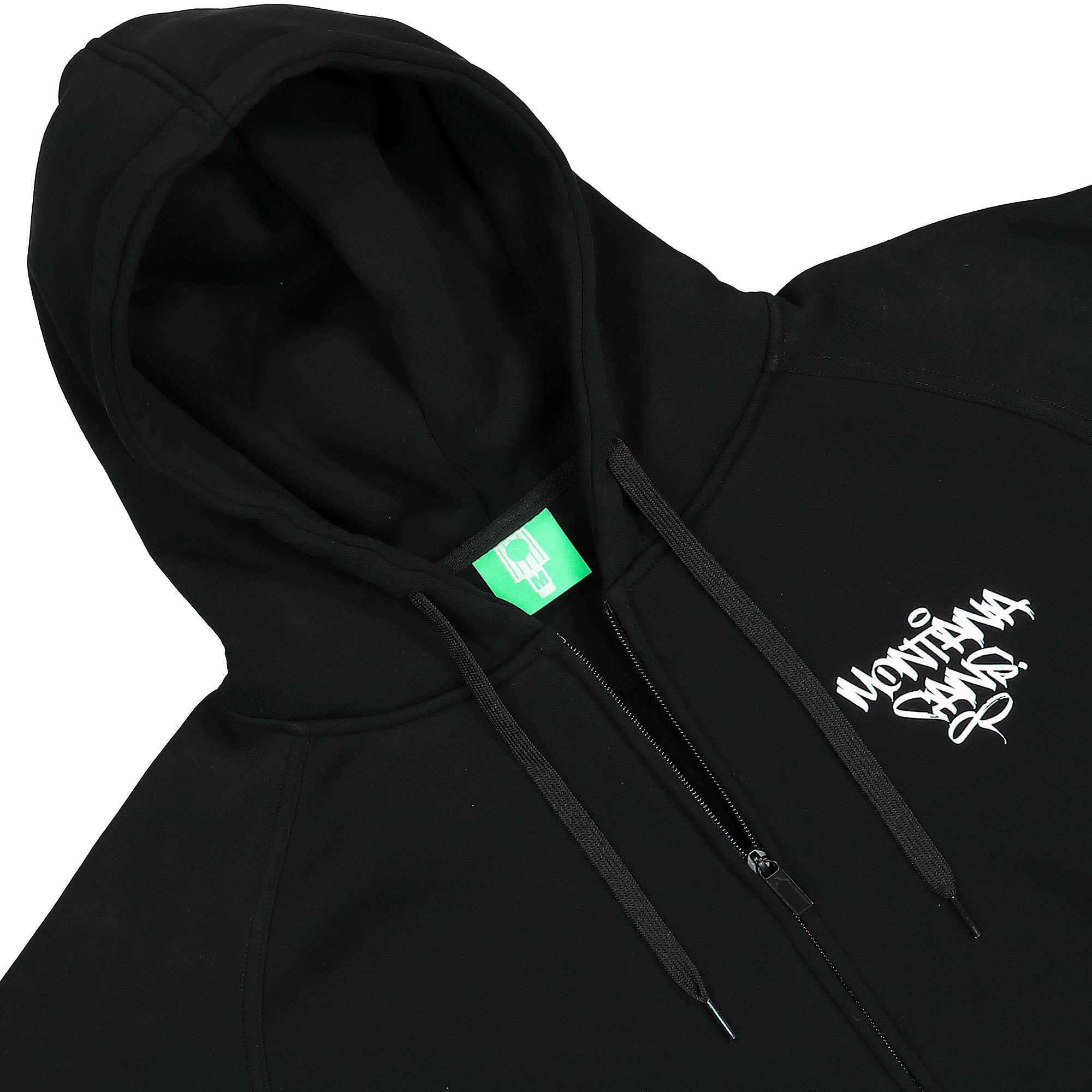 Montana MC Tag By Sicoer Zip-Hoodie Black Hoodies Close-up | Overkill
