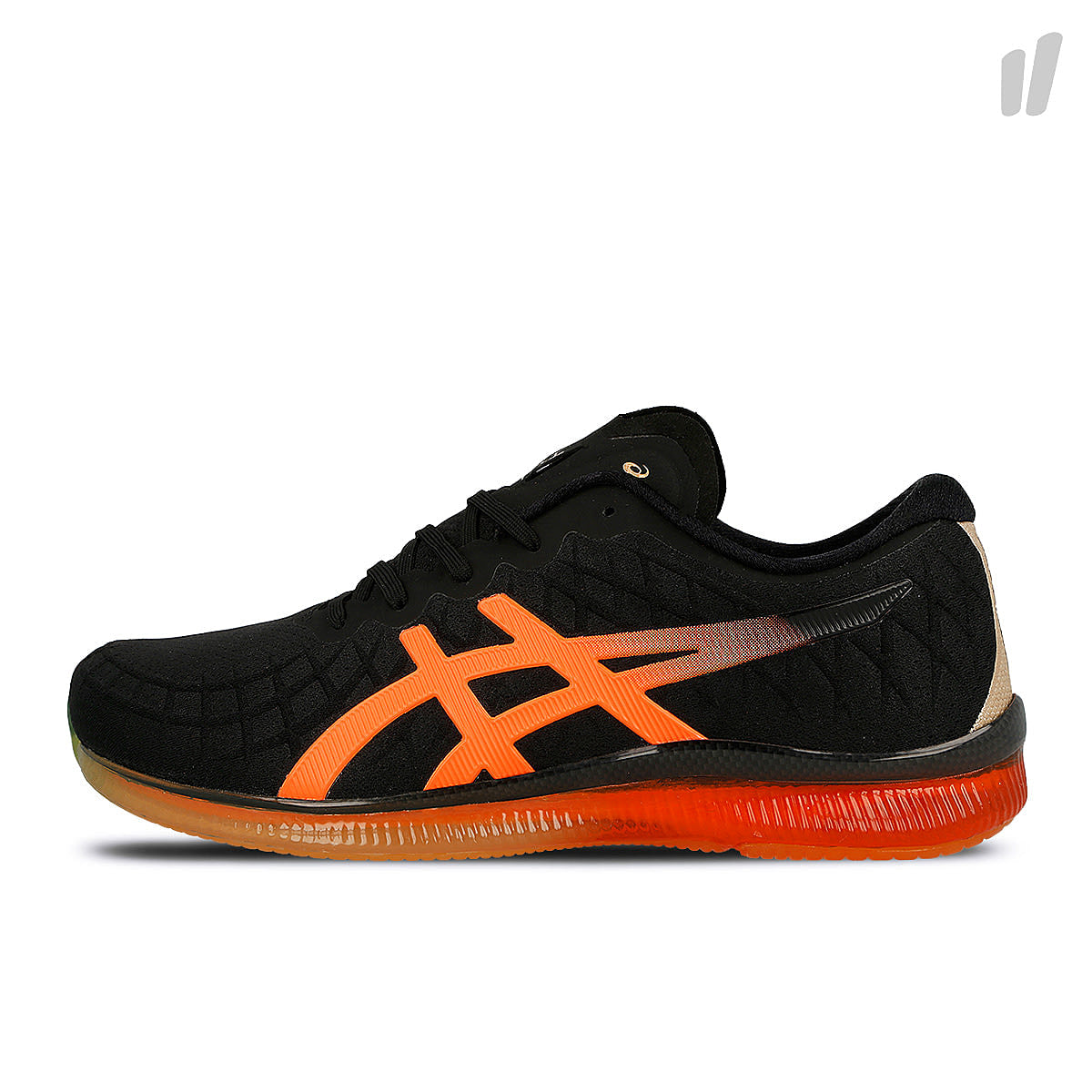 Asics gel quantum infinity Black / Shocking Orange Low Top Sneakers 1021A056-002 | Overkill
