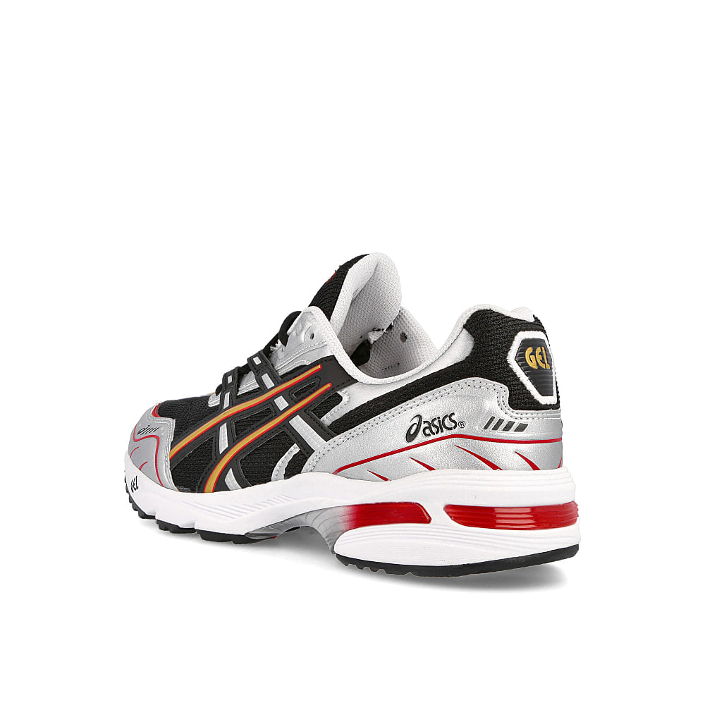 Asics gel-1090 Black / Pure Gold Close-up | Overkill