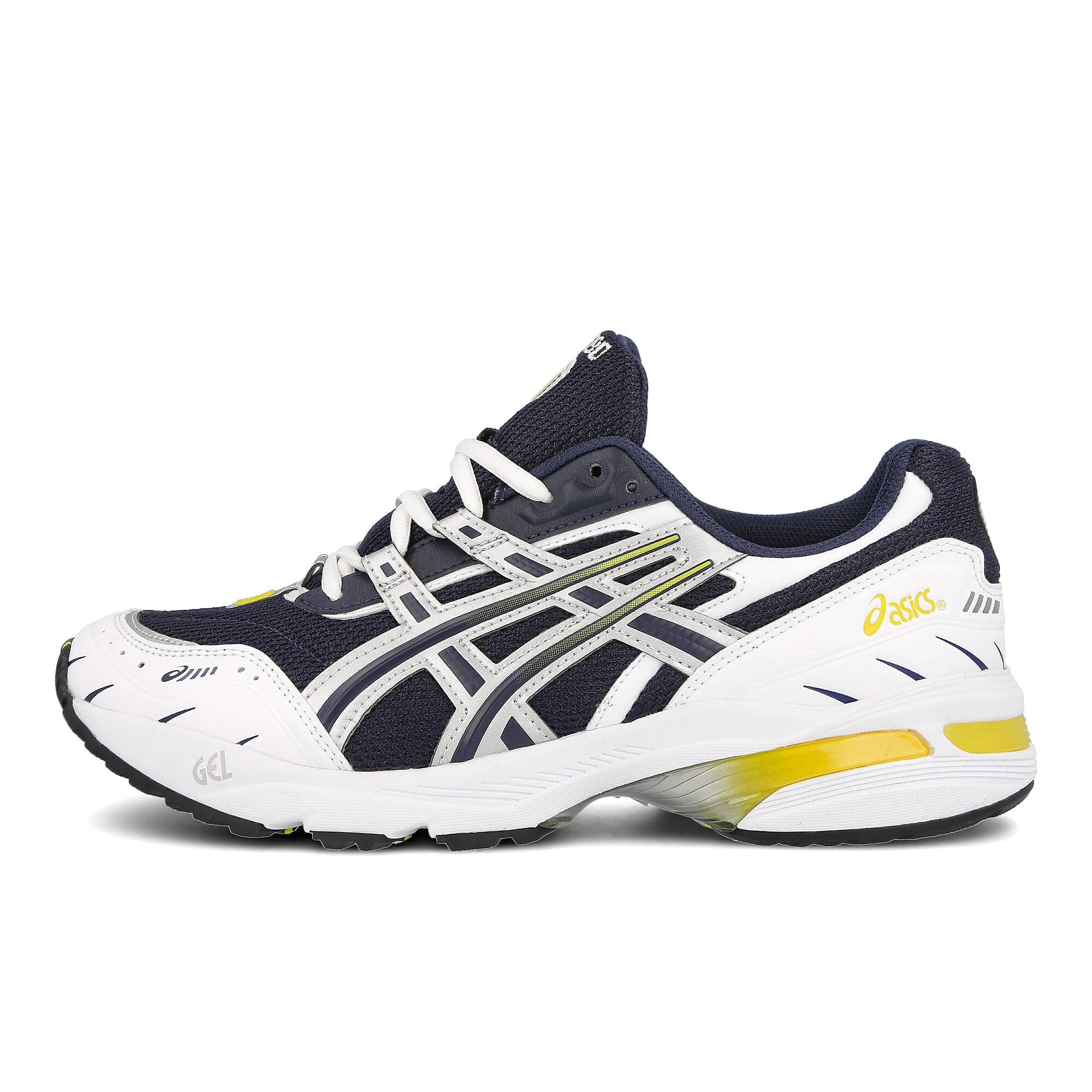 Asics gel-1090 Midnight-Pure Silver Low Top Sneakers 1021A275-400 | Overkill