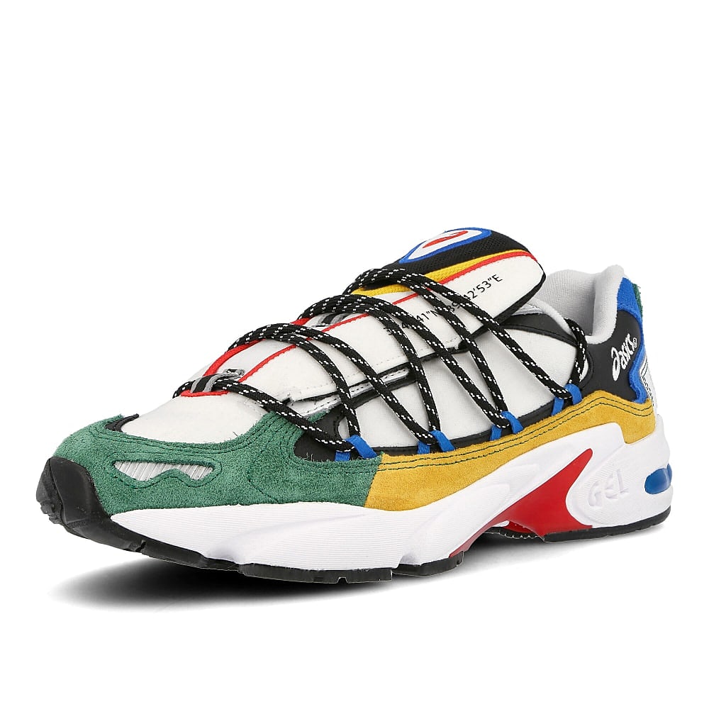Asics gel kayano 5 og White-Multi Low Top Sneakers Close Up | Overkill