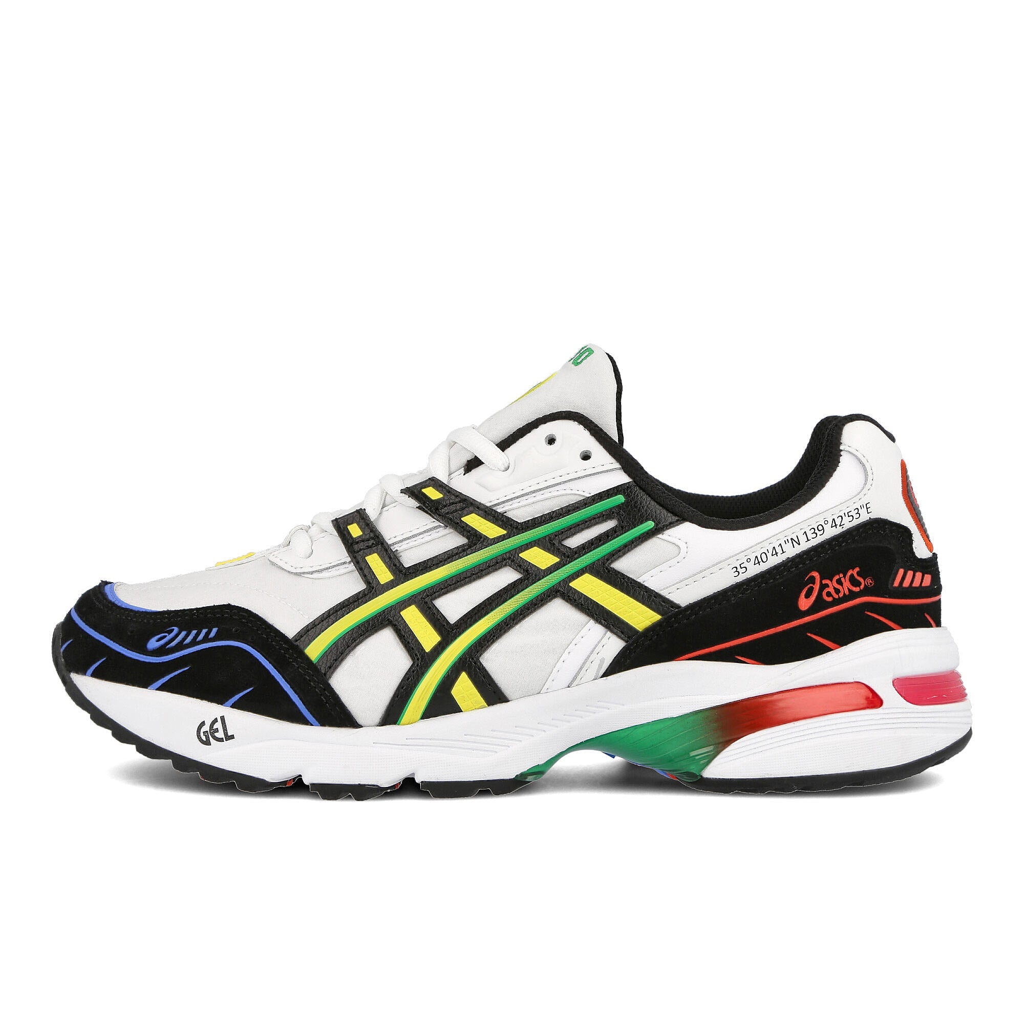 Asics gel-1090 White-Black Low Top Sneakers 1021A283-100 | Overkill