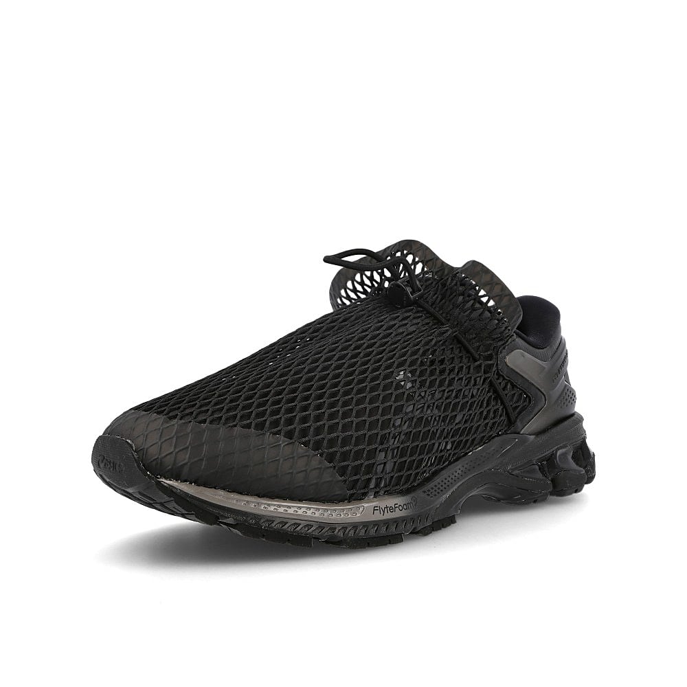 Asics Vivienne Westwood x Asics Gel Kayano 26 Black-Black Sneakers Close Up | Overkill