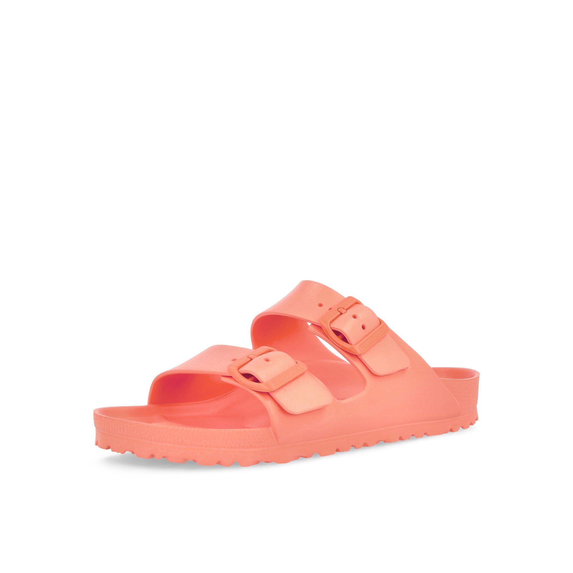 Birkenstock Arizona EVA Coral Peach Slides, Sandals & Slippers Close Up | Overkill