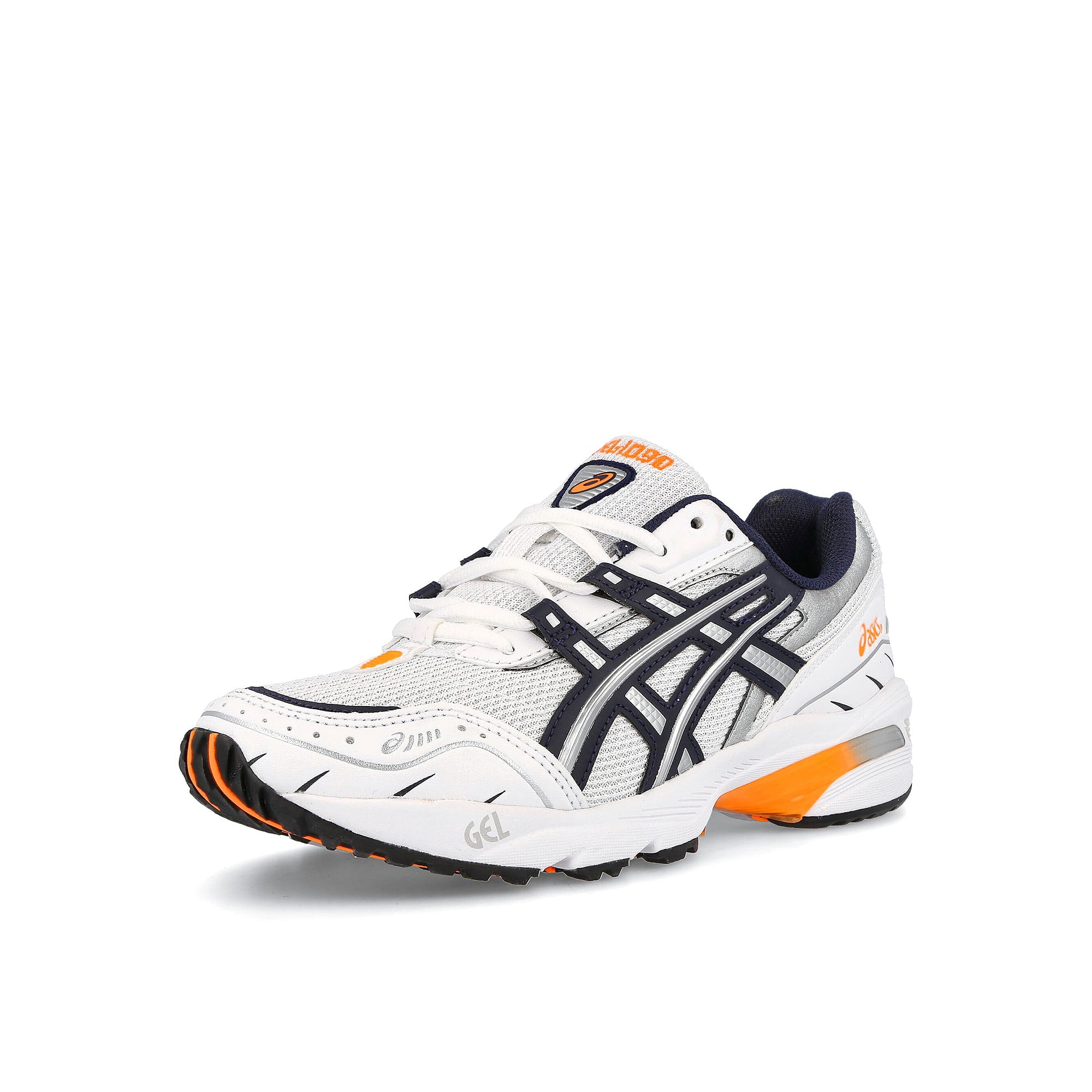 Asics wmns gel-1090 White / Midnight Low Top Sneakers Close Up | Overkill