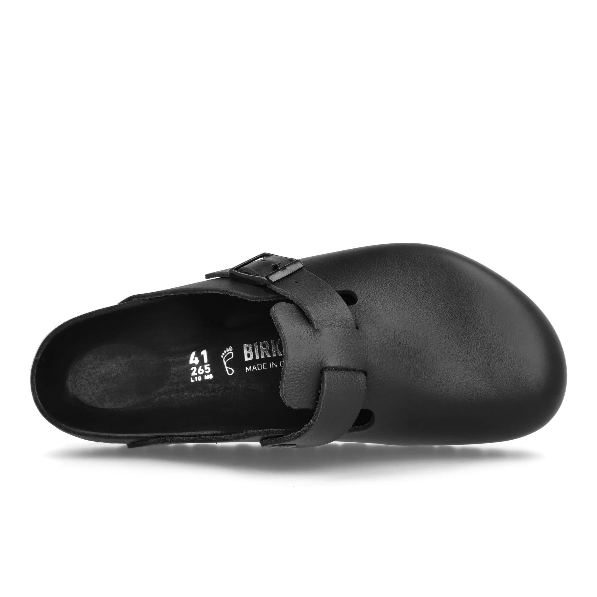 Birkenstock Boston BS Black Slides, Sandals & Slippers Detailfoto | Overkill