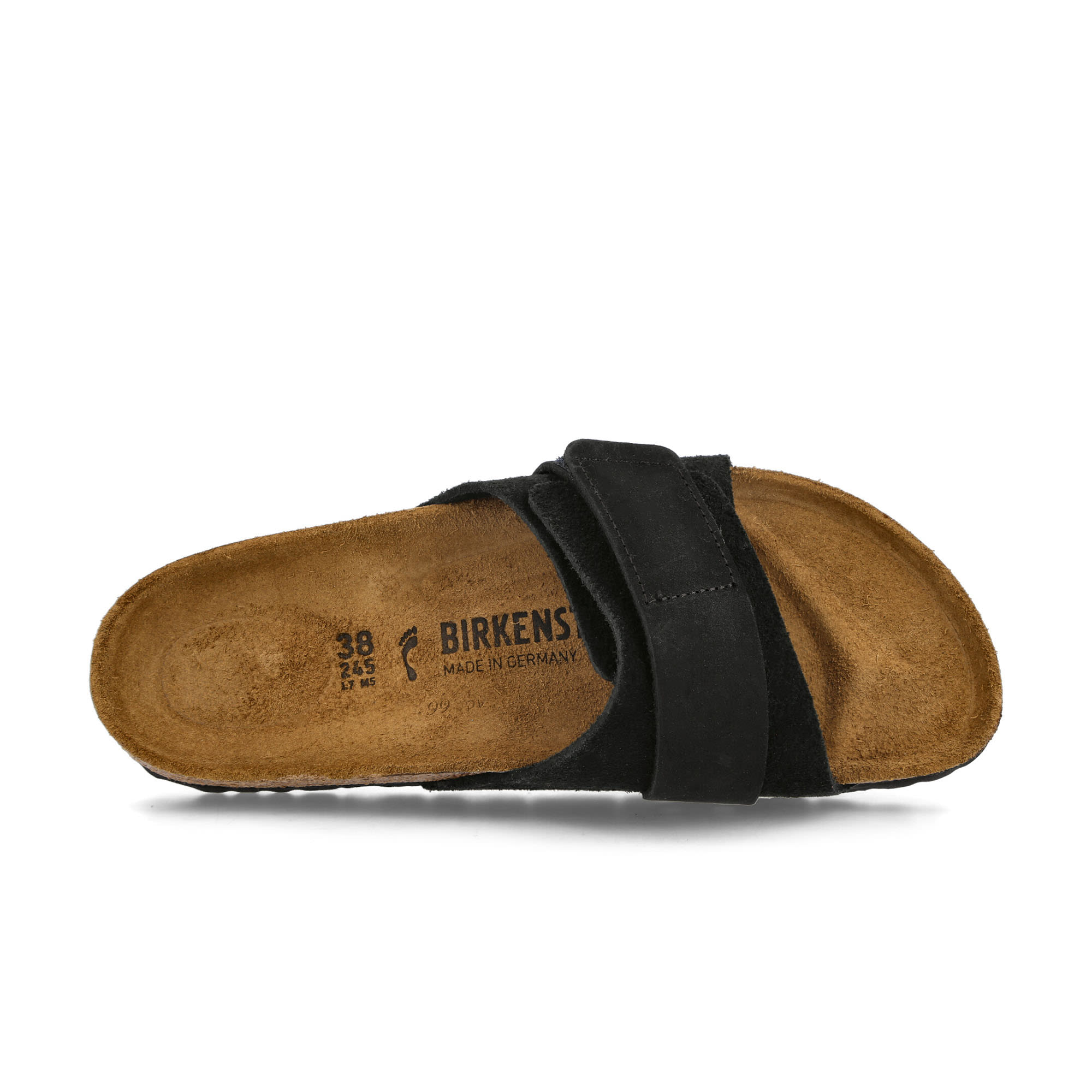 Birkenstock Oita Modern Suede Black Slides, Sandals & Slippers Detailfoto | Overkill