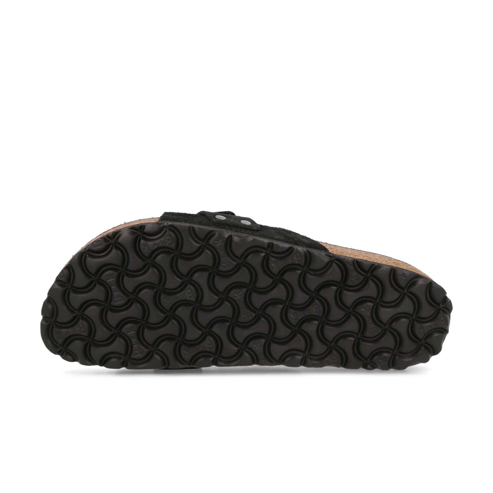 Birkenstock Oita Modern Suede Black Slides, Sandals & Slippers Detail View 1 | Overkill