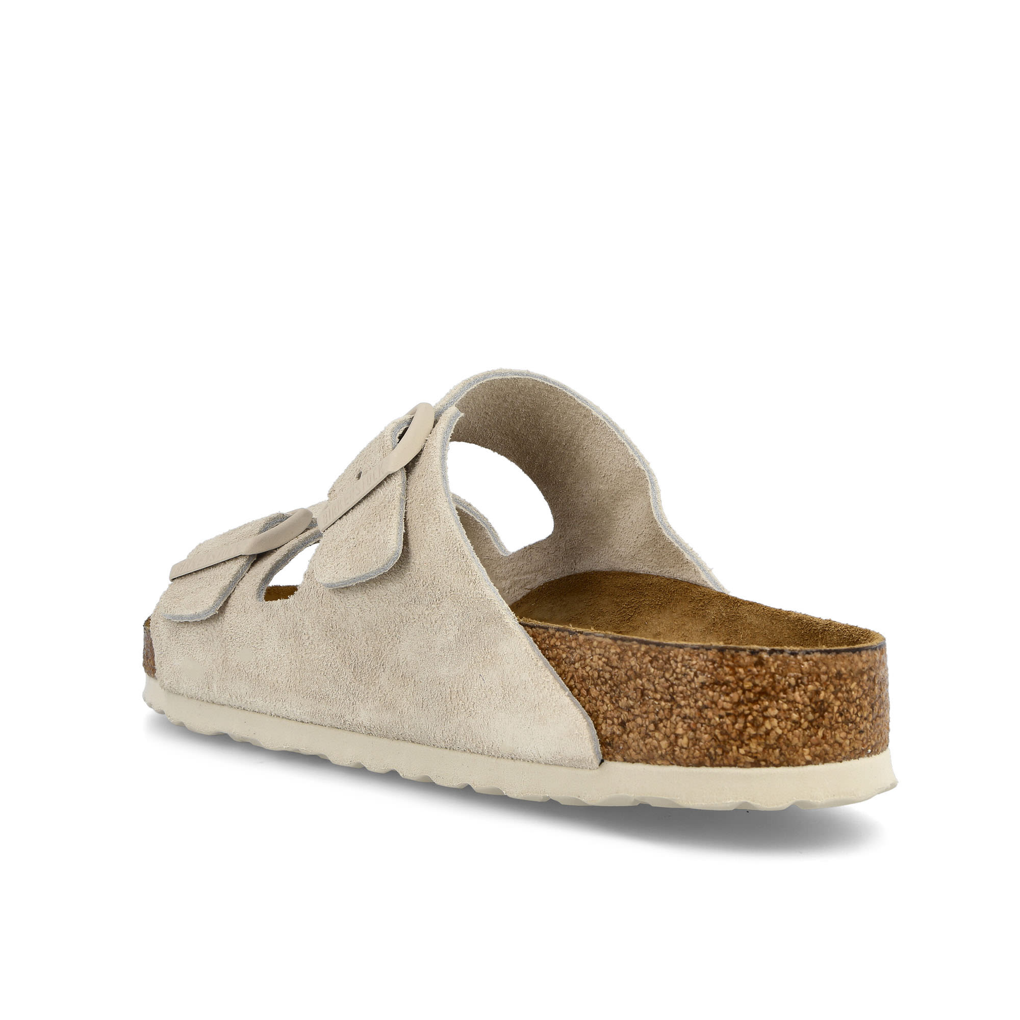 Birkenstock Arizona BS Modern Suede Antique White Slides, Sandals & Slippers Material | Overkill