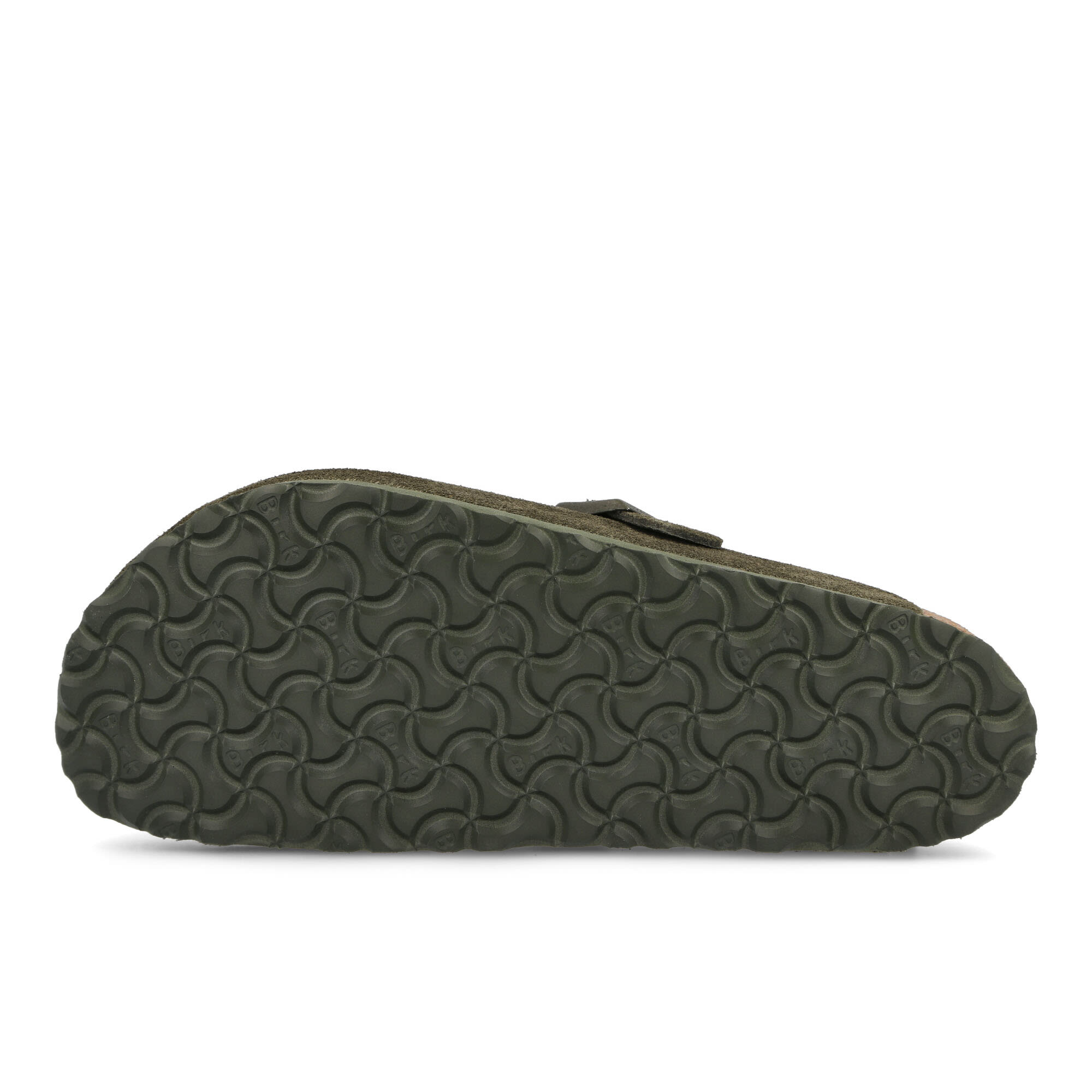 Birkenstock Boston BS Modern Suede Thyme Slides, Sandals & Slippers Detail View 1 | Overkill