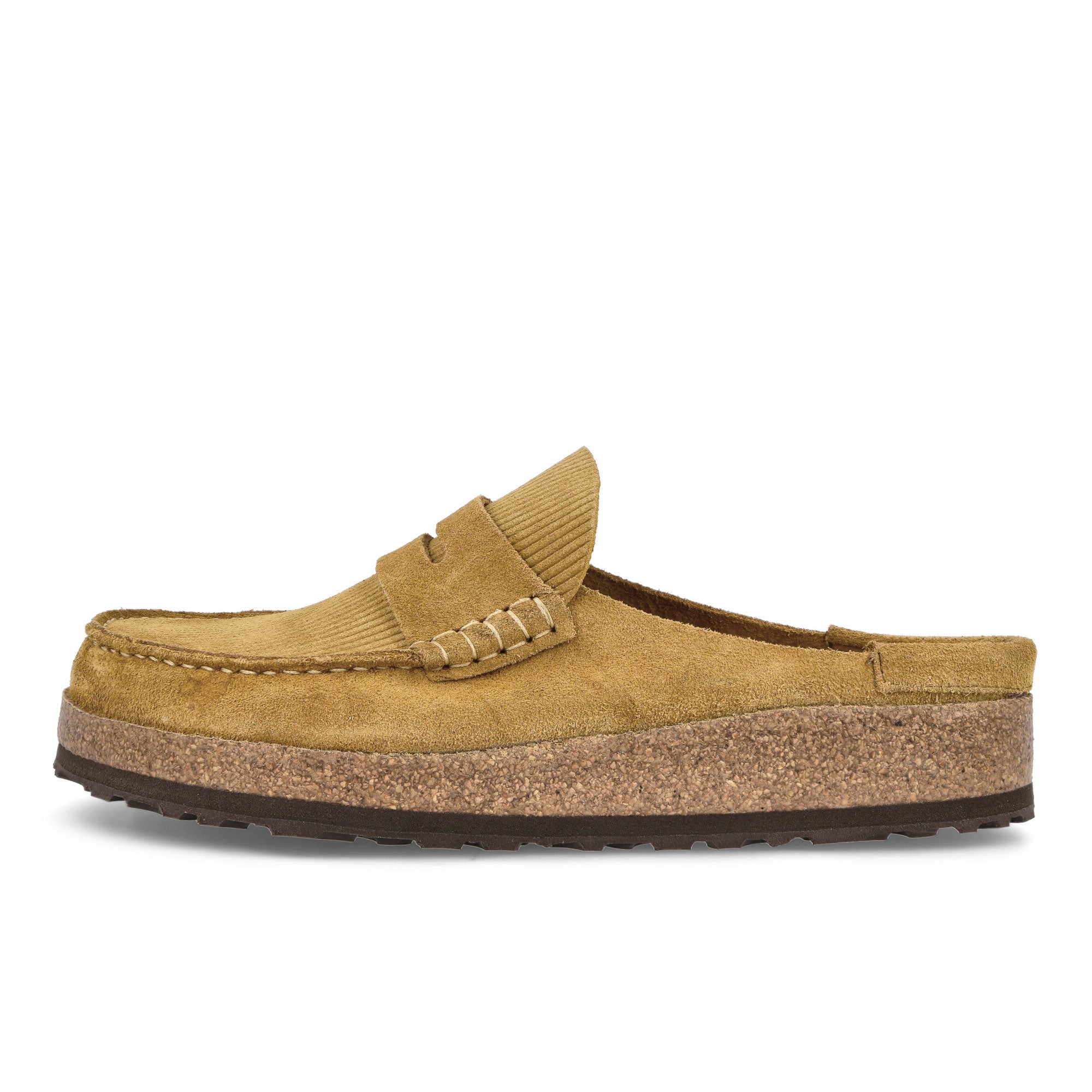 Birkenstock Naples Corduroy Cork Brown Slides, Sandals & Slippers 1025472 | Overkill