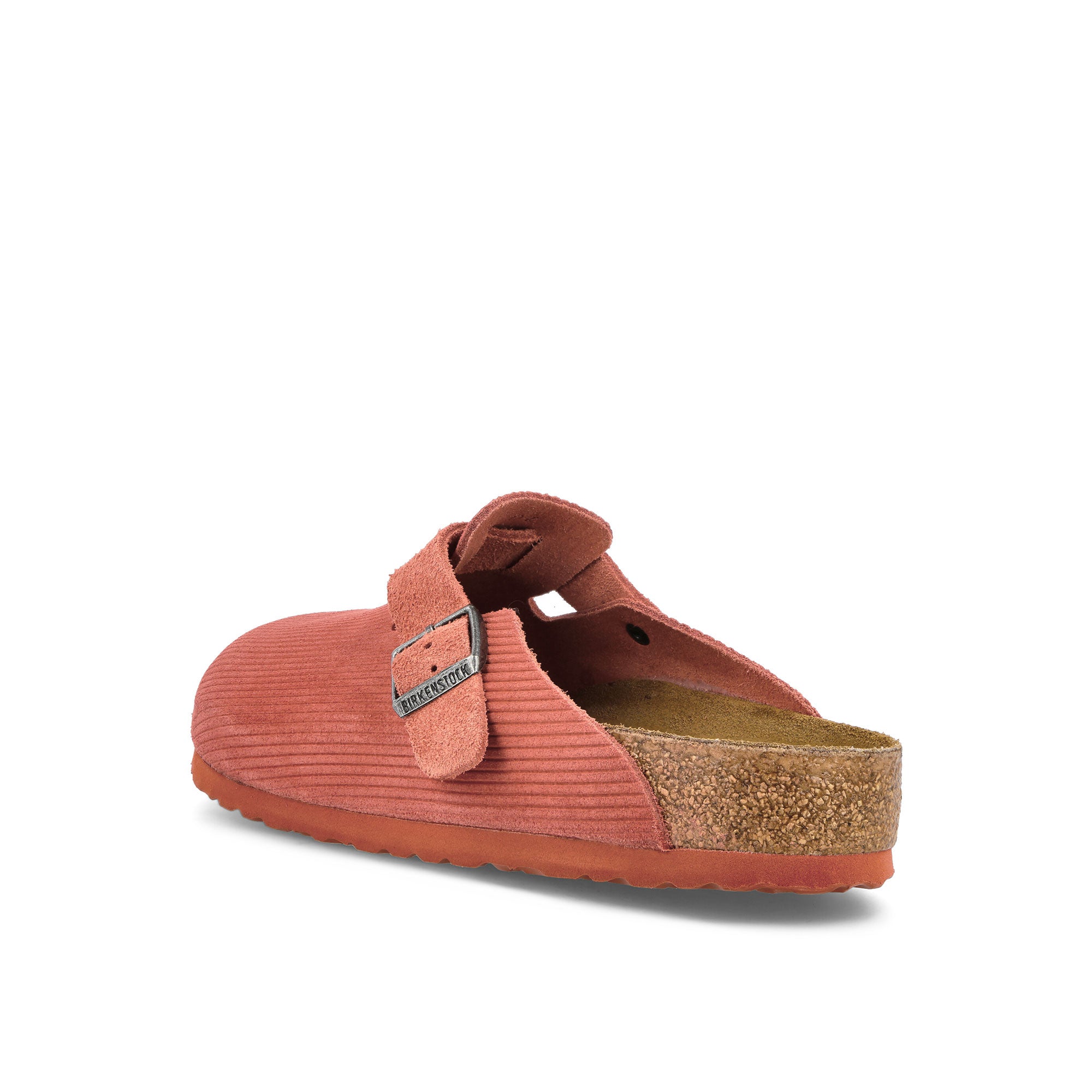 Birkenstock Boston BS Corduroy Sienna Red Slides, Sandals & Slippers Material | Overkill