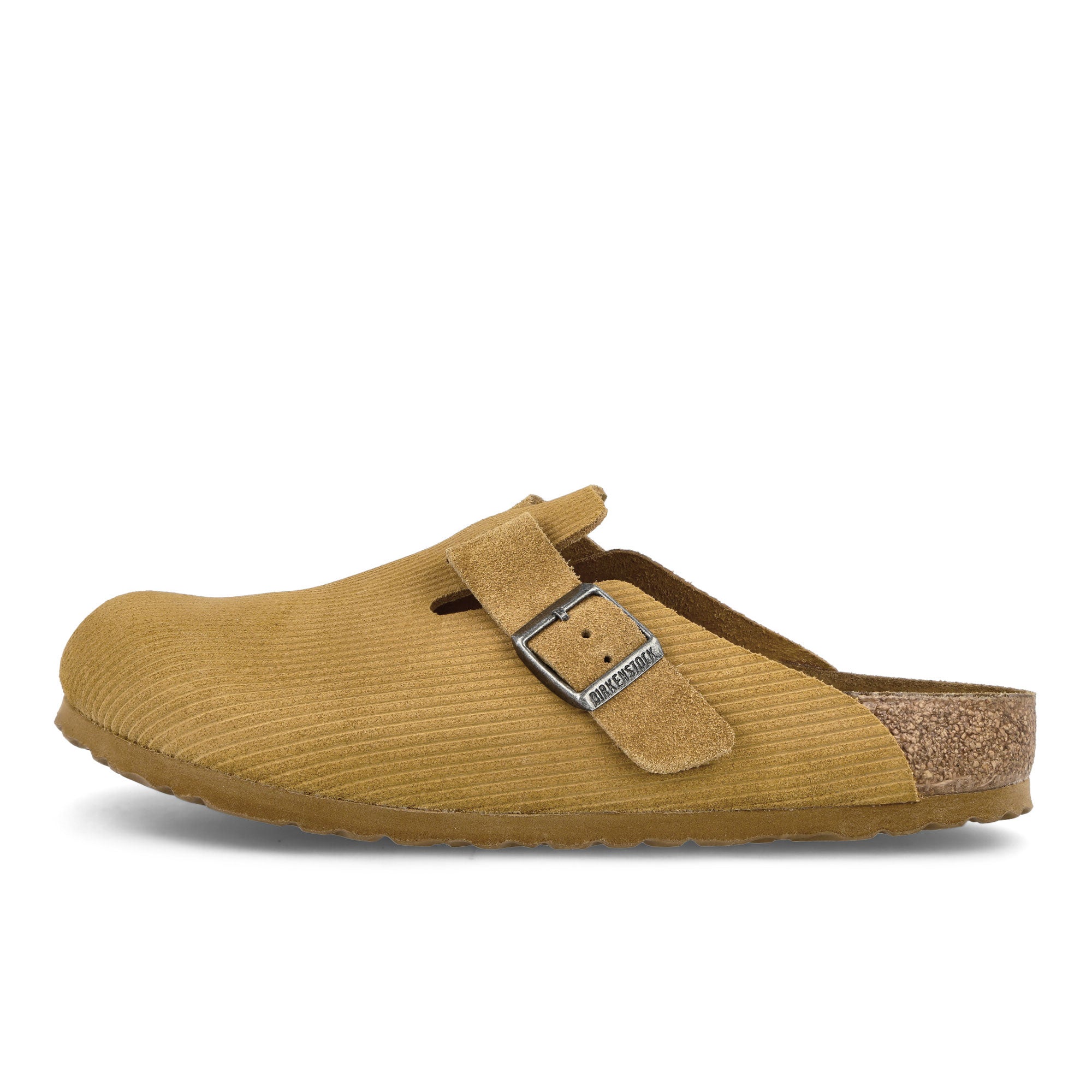 Birkenstock Boston BS Corduroy Cork Brown Slides, Sandals & Slippers 1025647 | Overkill