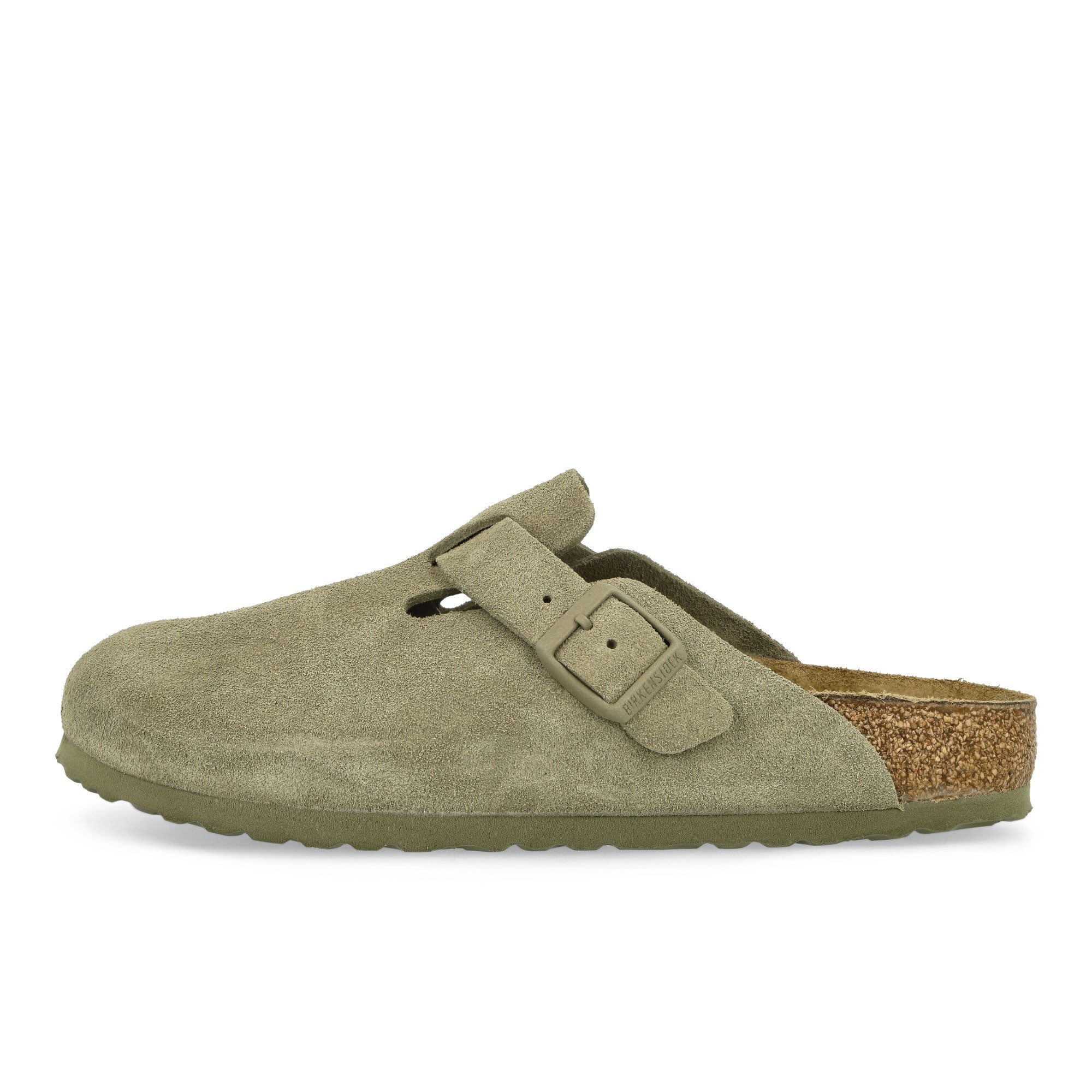 Birkenstock Boston BS Faded Khaki Slides, Sandals & Slippers 1025844 | Overkill