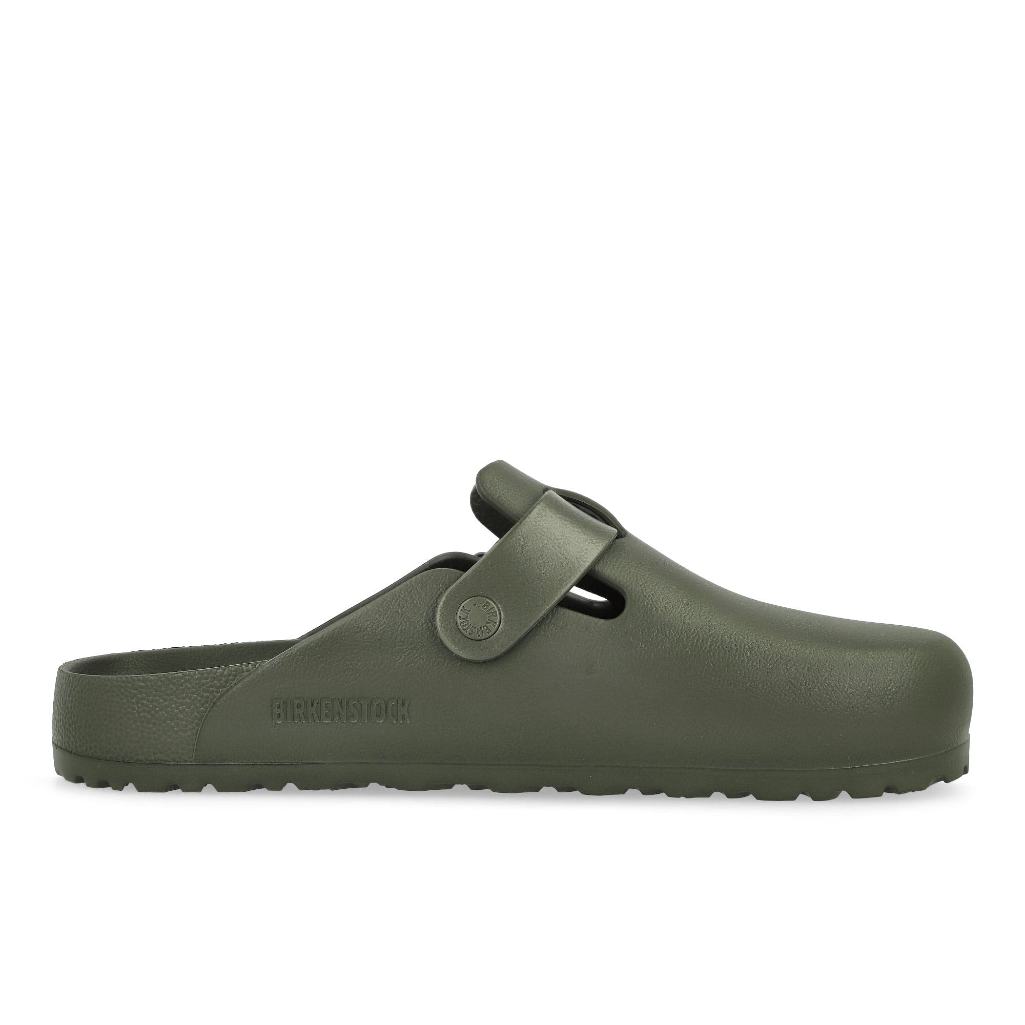Birkenstock Boston EVA Khaki Slides, Sandals & Slippers Silhouette | Overkill