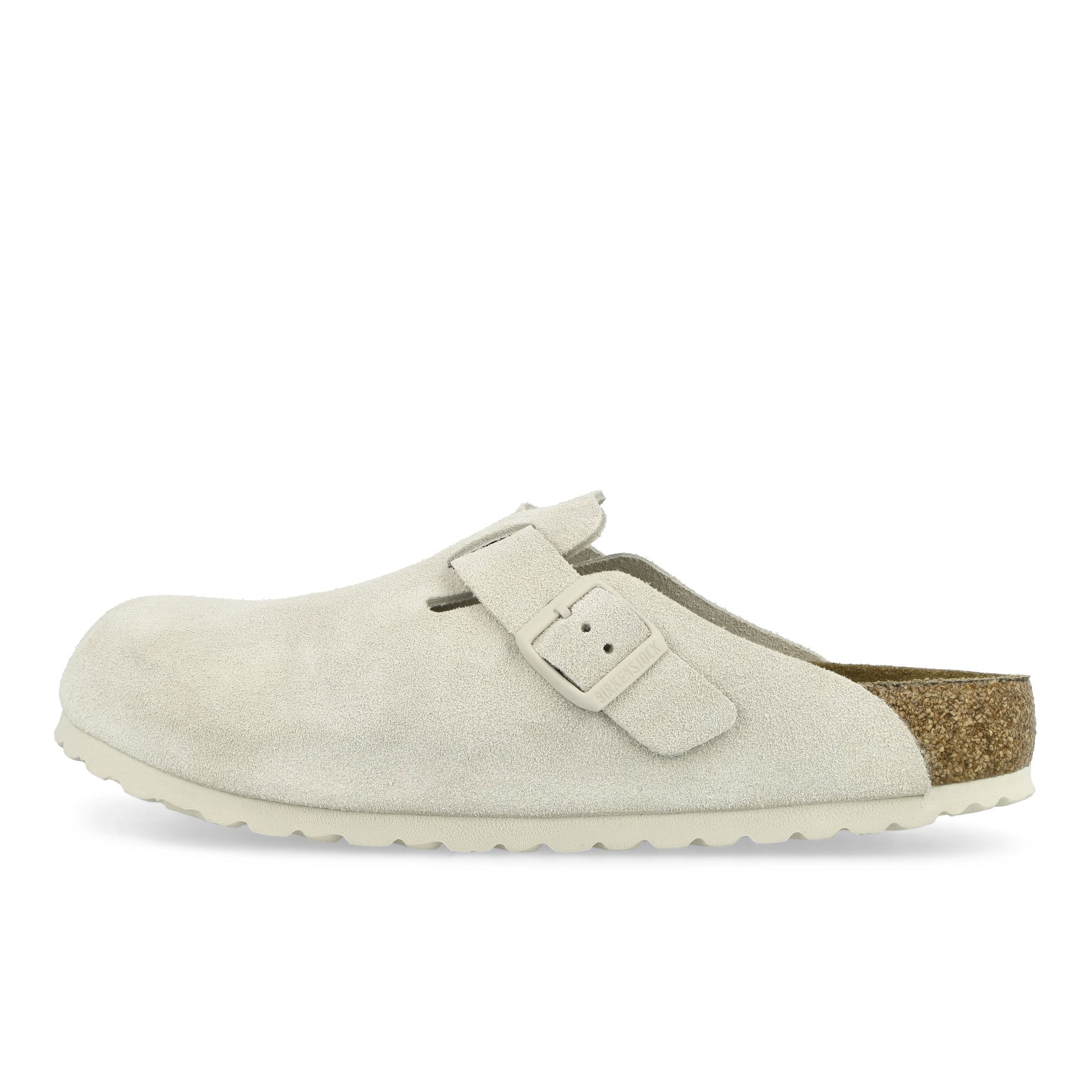 Birkenstock Boston BS Antique White Slides, Sandals & Slippers 1027667 | Overkill