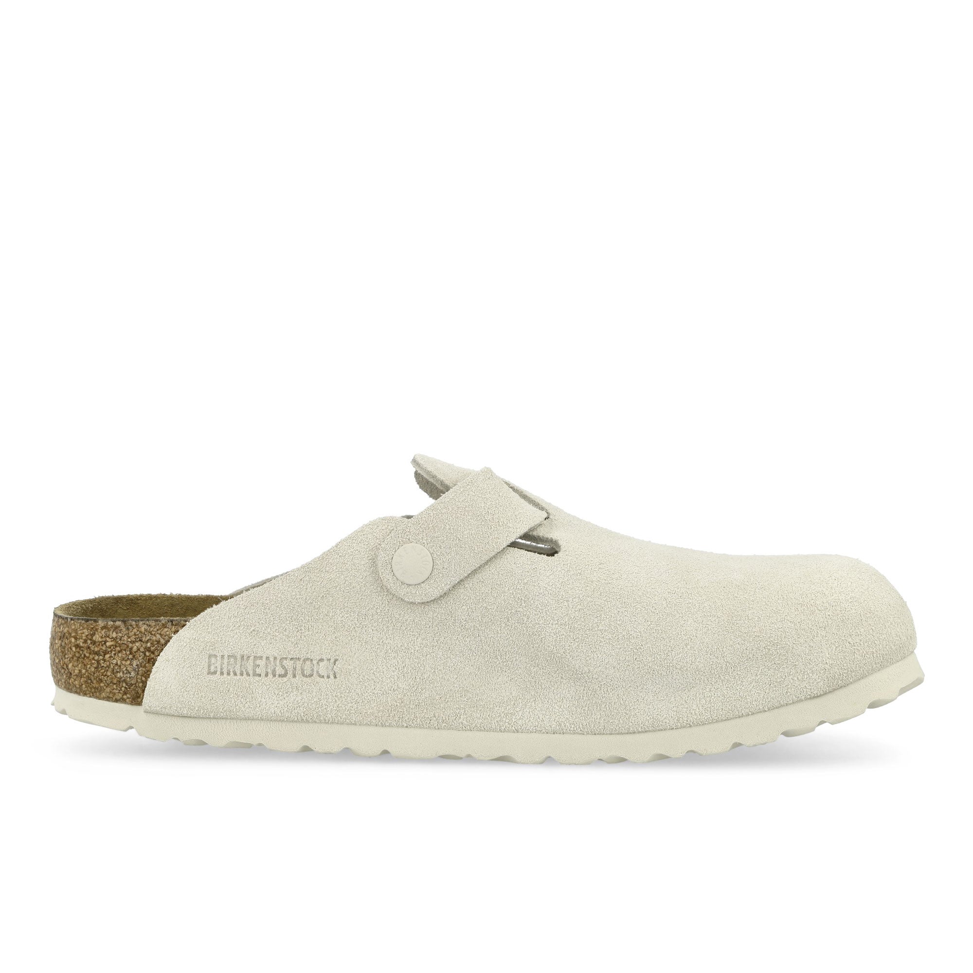 Birkenstock Boston BS Antique White Slides, Sandals & Slippers Silhouette | Overkill