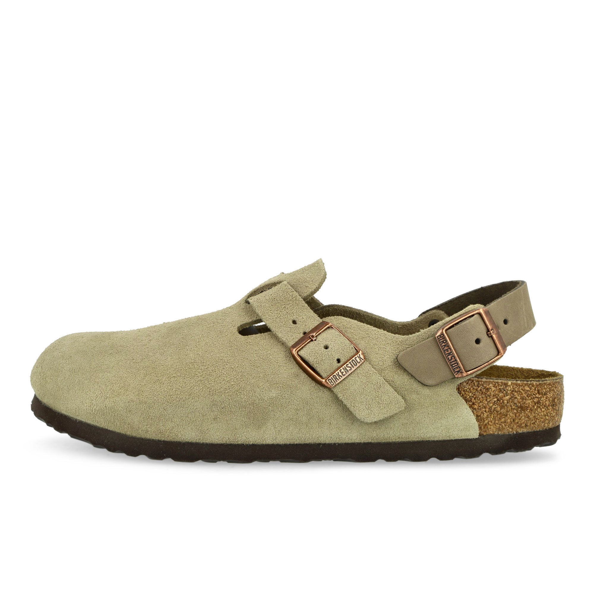 Birkenstock Tokio II Suede Taupe Slides, Sandals & Slippers 1028323 | Overkill
