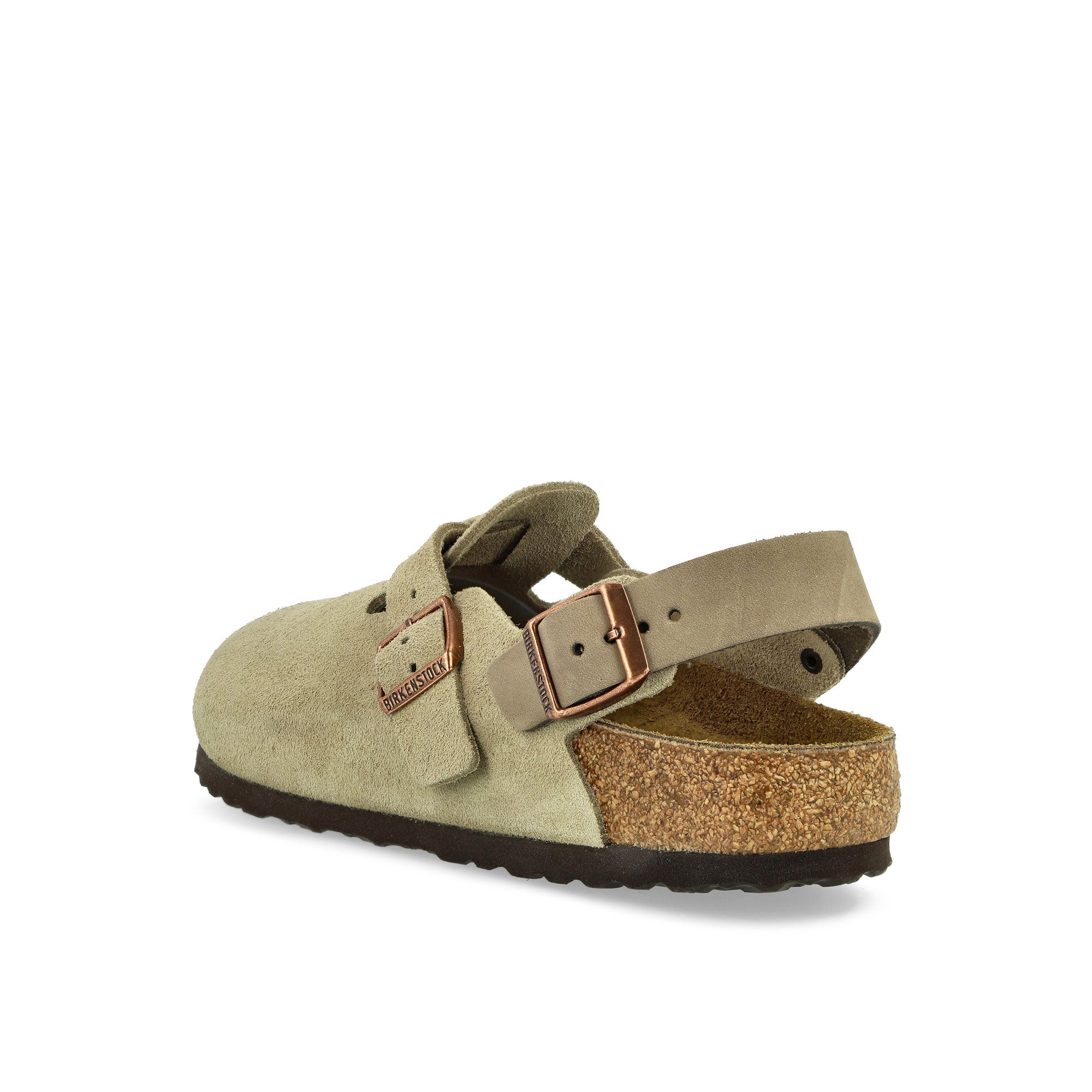Birkenstock Tokio II Suede Taupe Slides, Sandals & Slippers Material | Overkill
