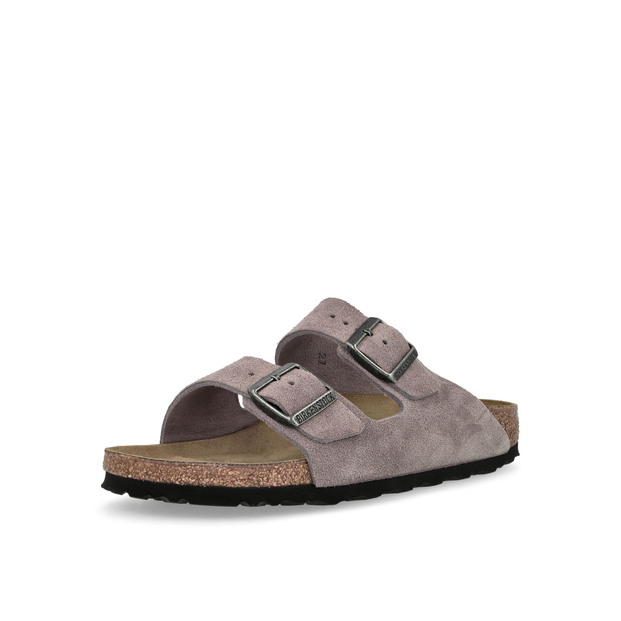 Birkenstock Arizona BS Faded Purple Slides, Sandals & Slippers Close Up | Overkill
