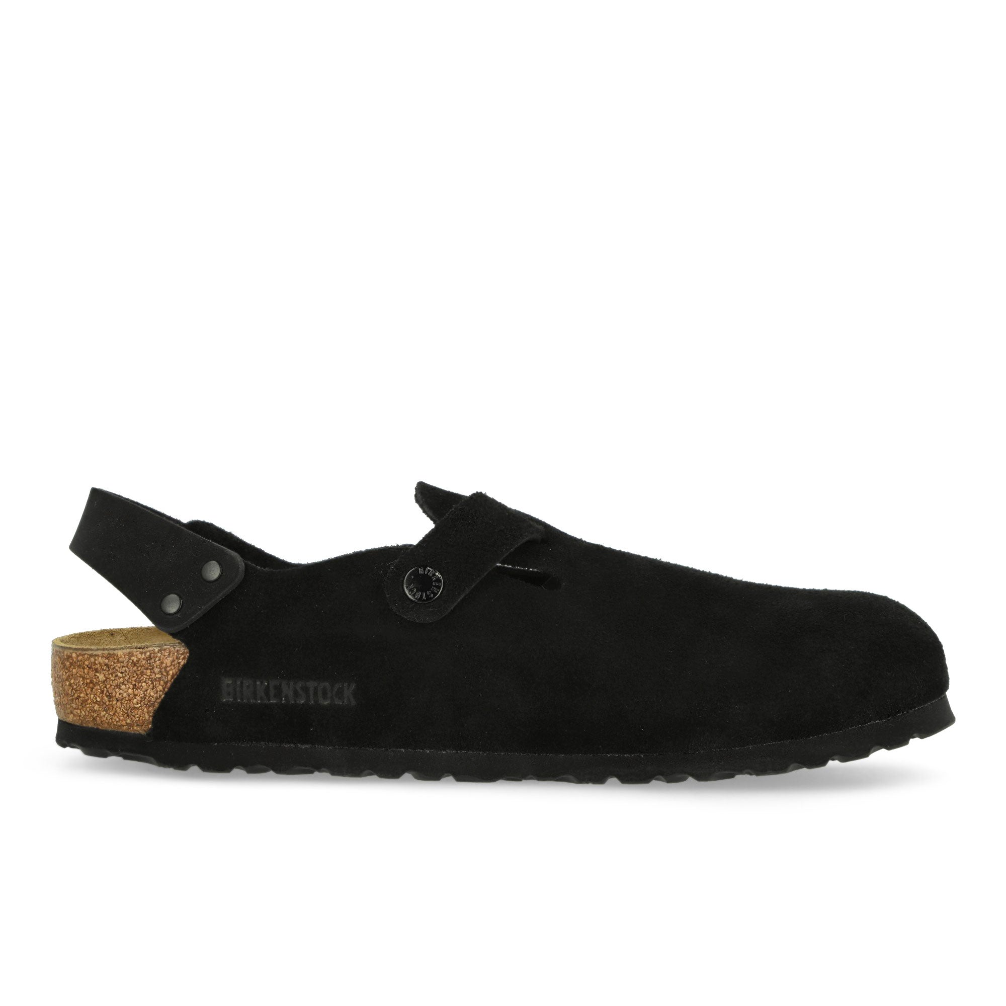 Birkenstock Tokio II Suede Black Slides, Sandals & Slippers Silhouette | Overkill