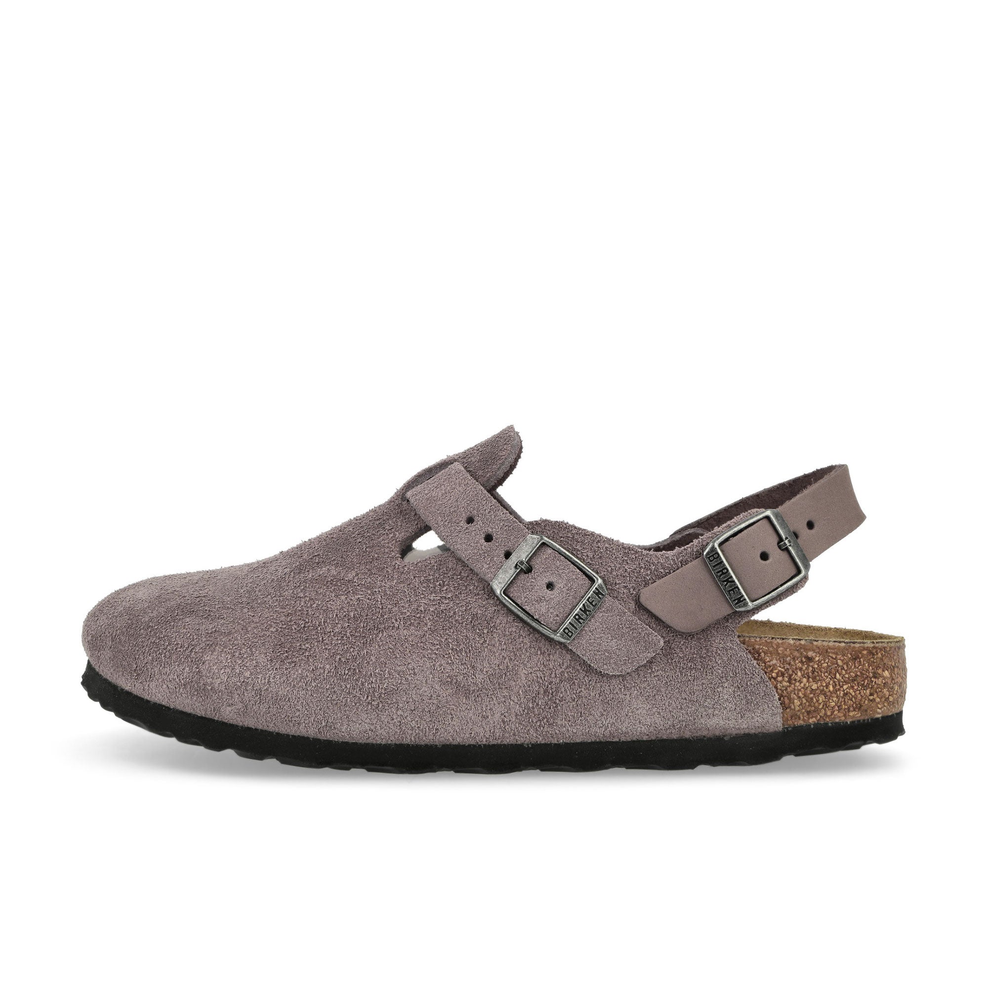 Birkenstock Tokio II Suede Faded Purple Slides, Sandals & Slippers 1028354 | Overkill