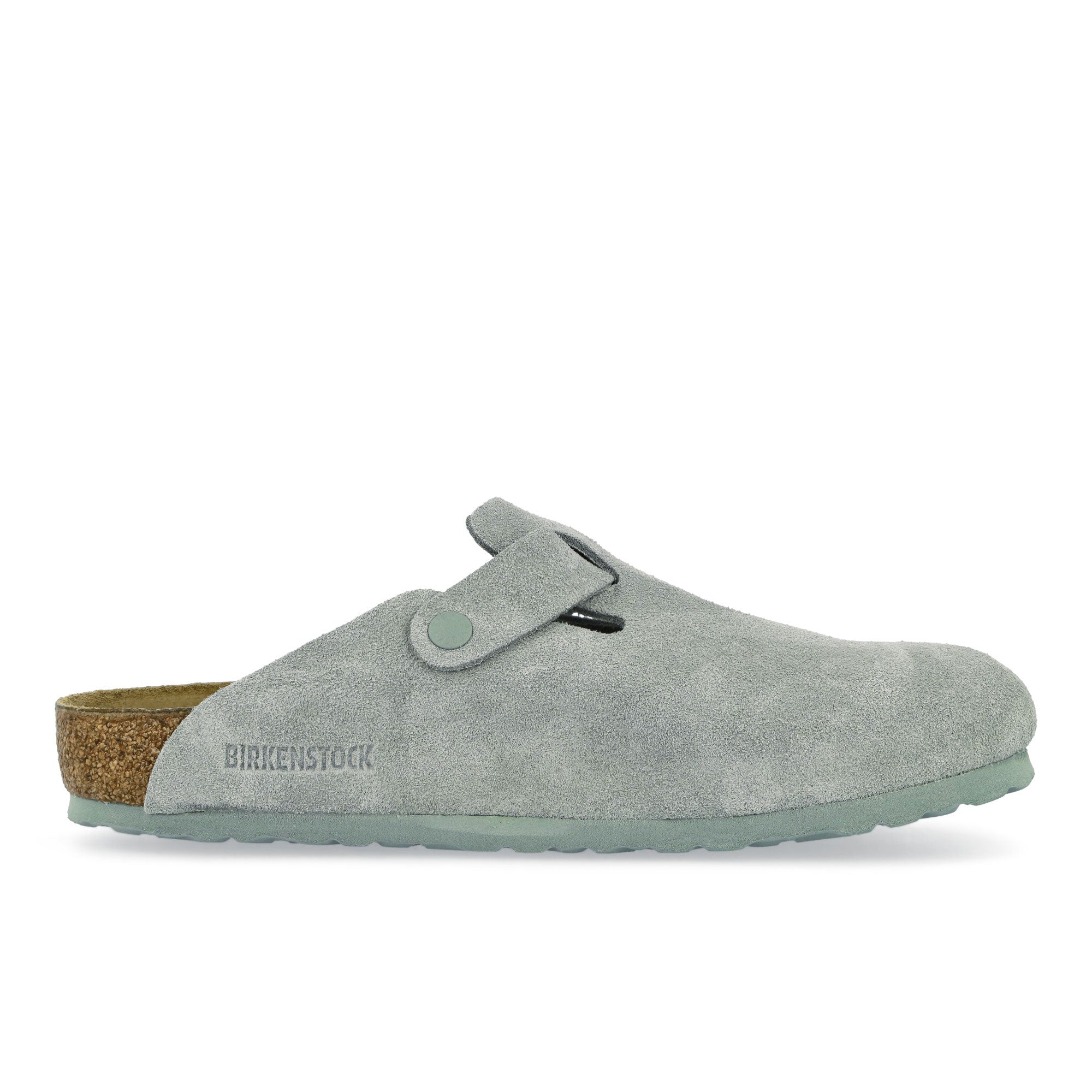 Birkenstock Boston BS Pure Sage Slides, Sandals & Slippers Silhouette | Overkill