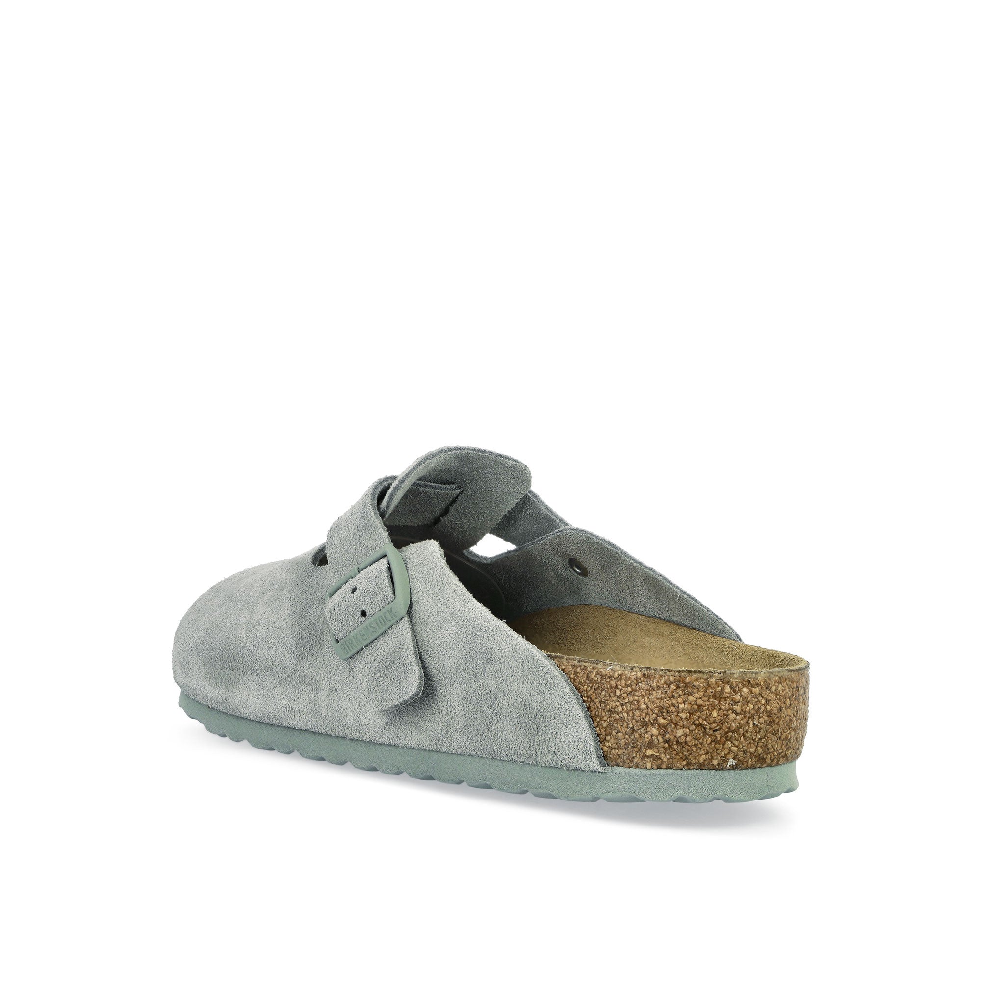 Birkenstock Boston BS Pure Sage Slides, Sandals & Slippers Material | Overkill