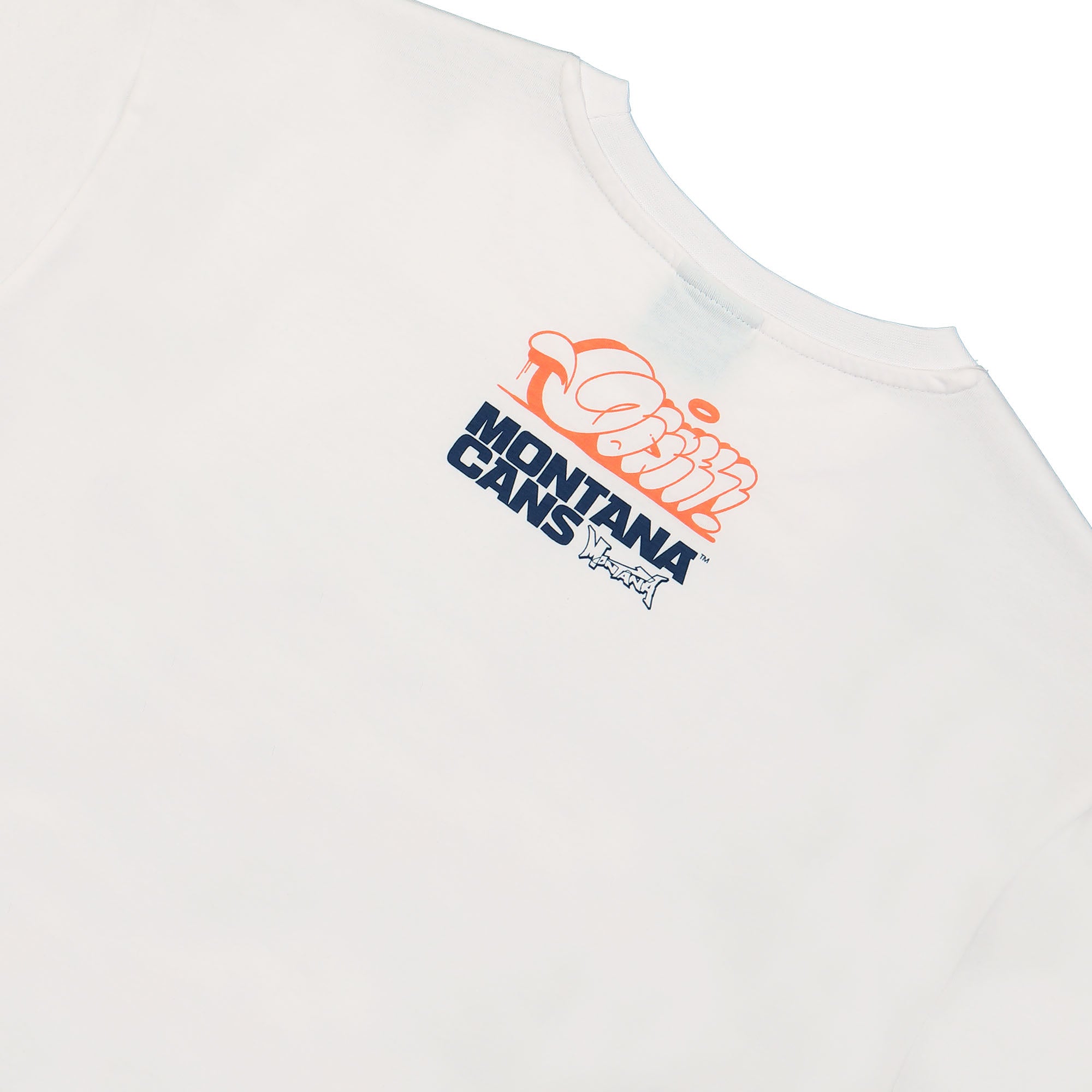 Montana Lunch Time By Gospel T-Shirt White T-Shirts Detailfoto | Overkill